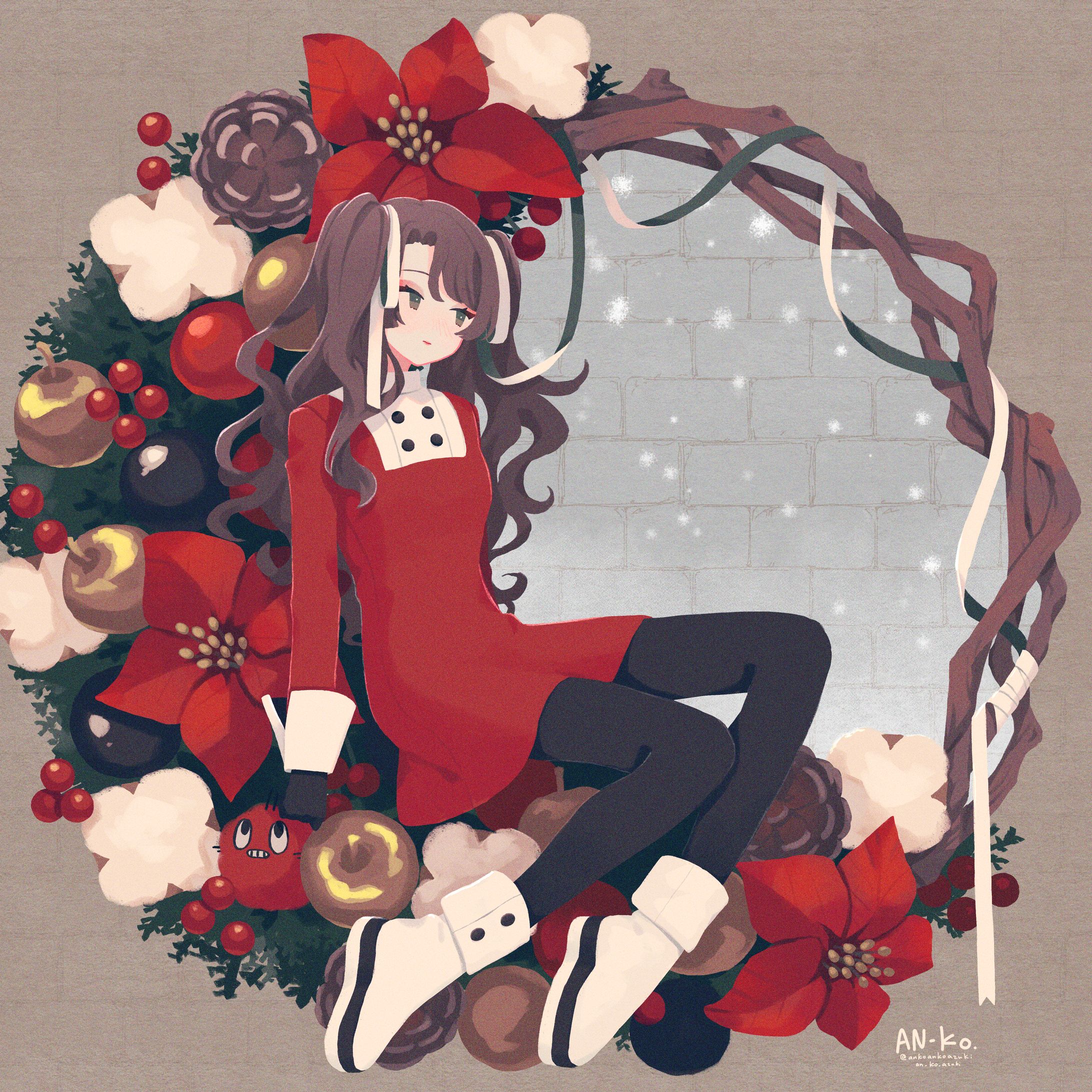  クリスマスリース-1
