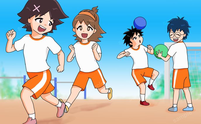 小学生（体育の時間） 