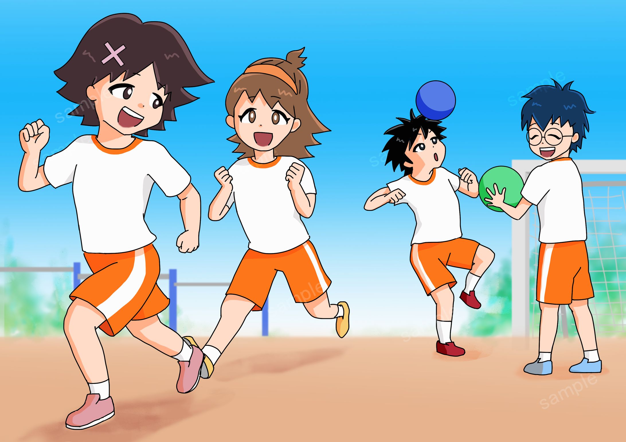 小学生（体育の時間） -1