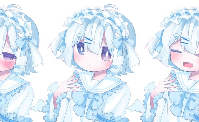 purini様楽曲「23時、魔法かけて」立ち絵イラスト