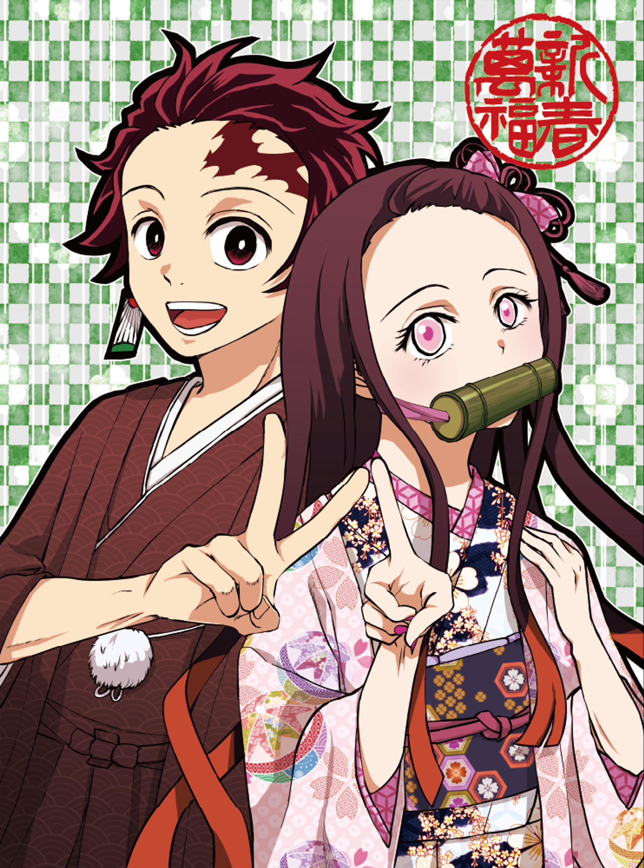 鬼滅の刃2021年賀-1