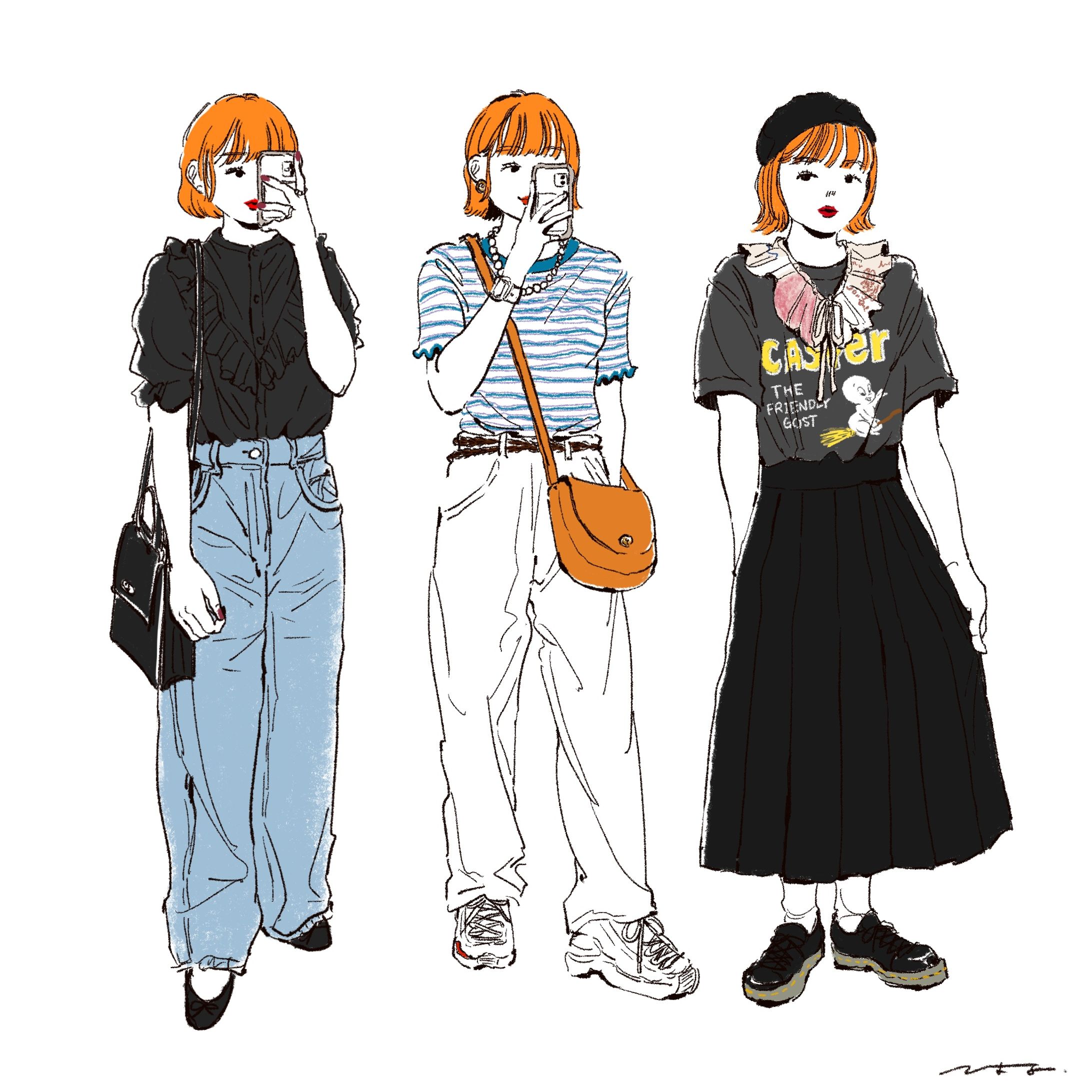 オリジナル(ファッションイラスト)-1
