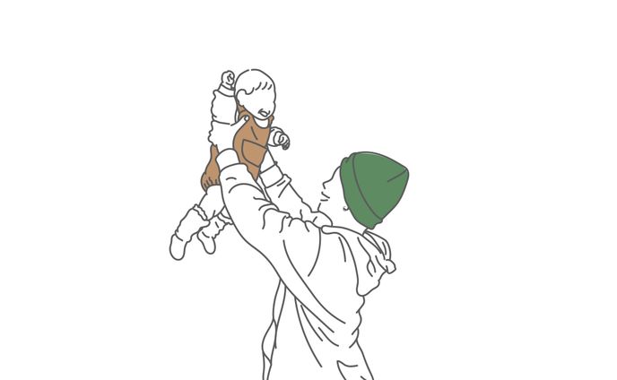イラスト、ドルファミ