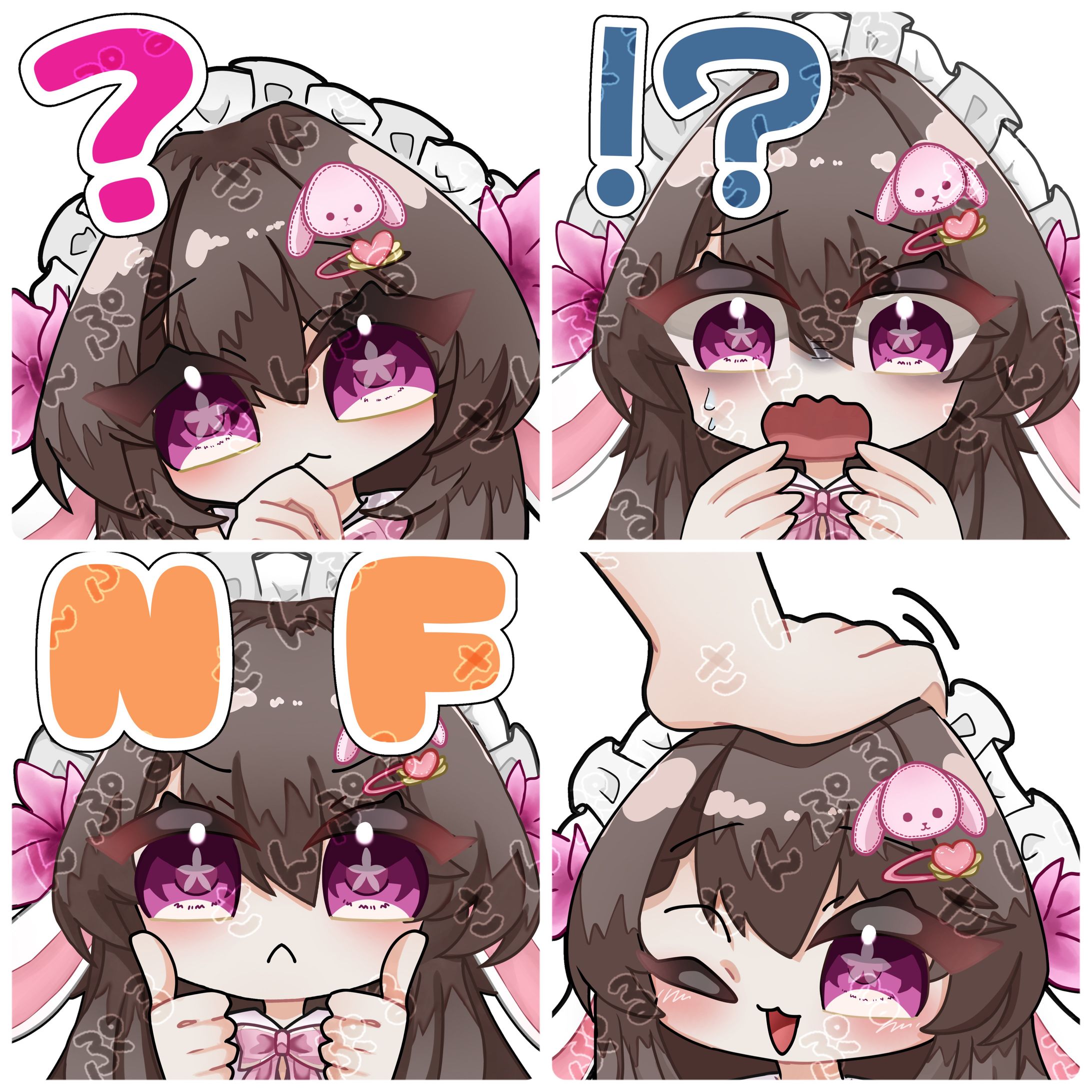 花々咲 音華様_スタンプ4種-1
