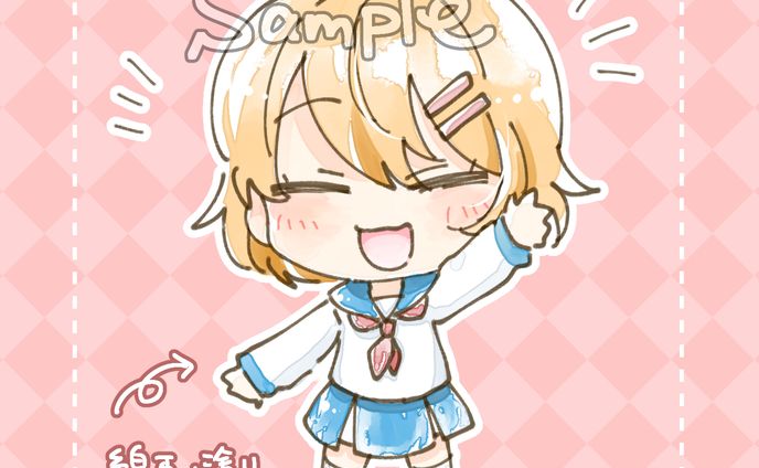 tシャツ、水彩画