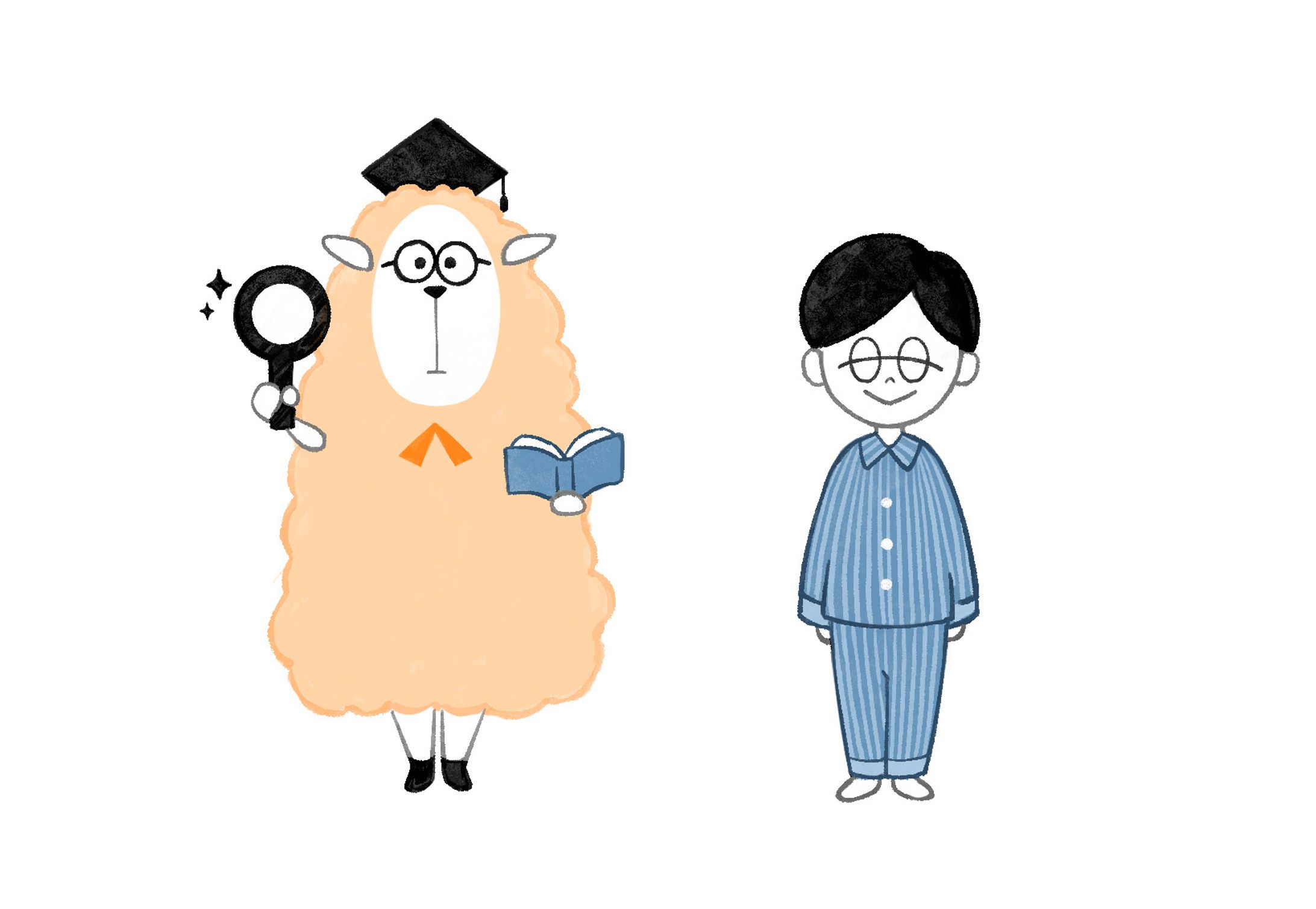 羊まくら　キャラクターイラスト-1