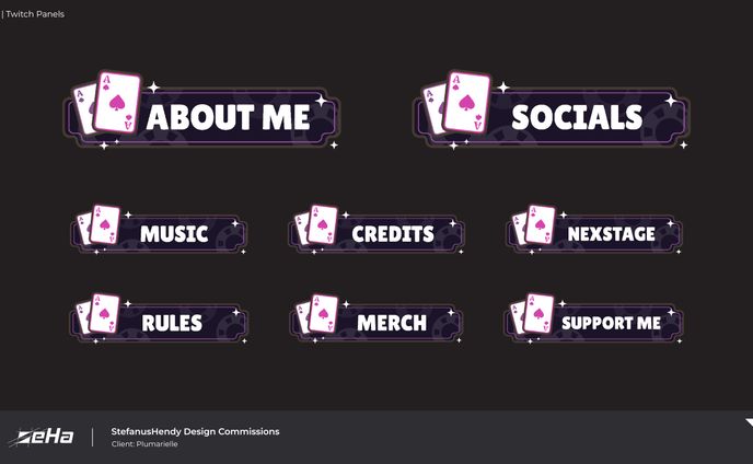 Plumarielle Twitch Panels