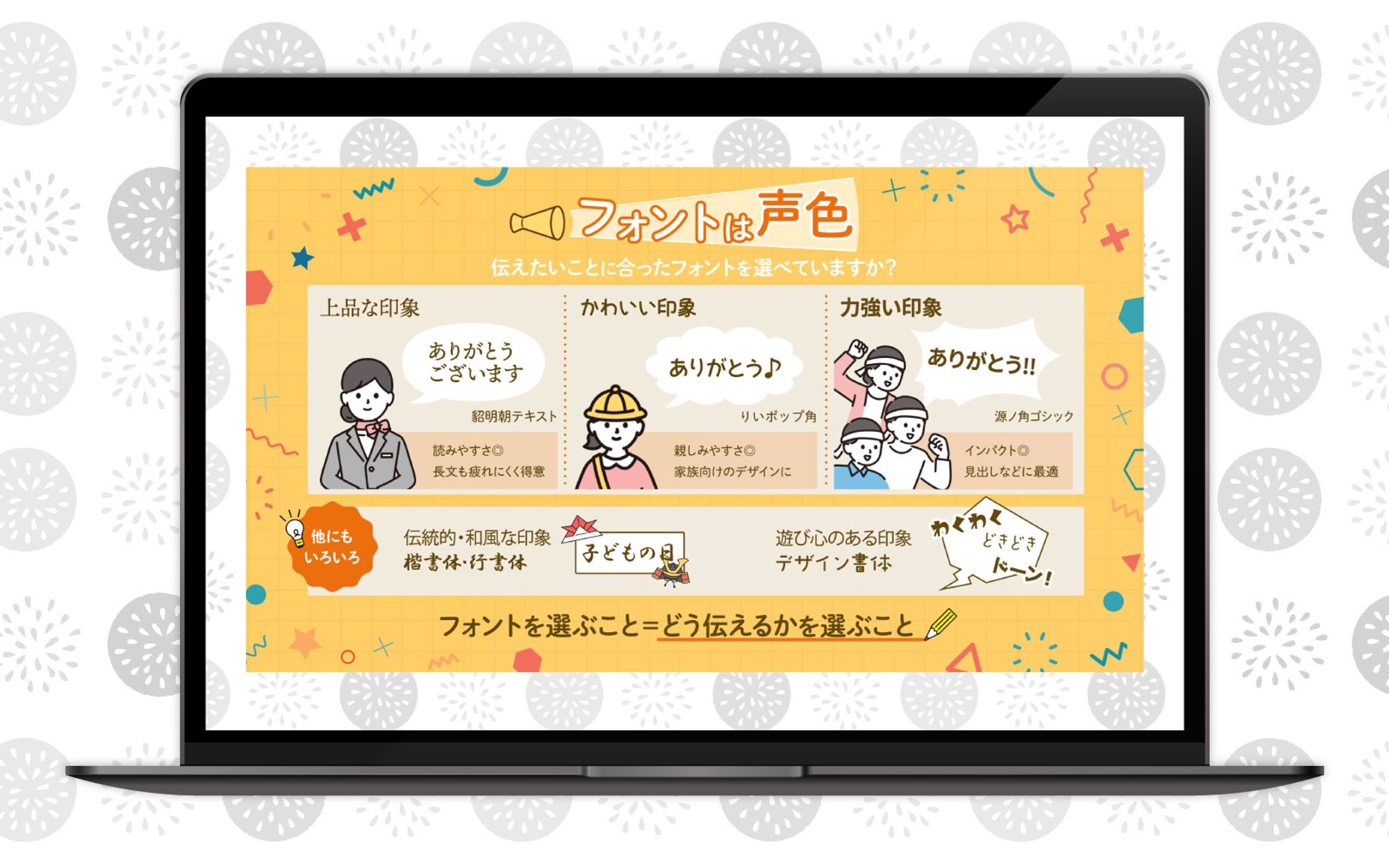SNS用図解 ｜ フォントに関するデザイン知識発信-1
