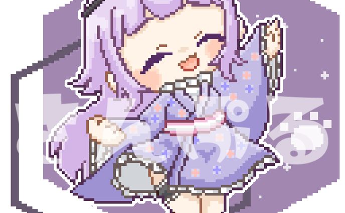 【おみゅうさん】ドットイラスト【配信者さん】