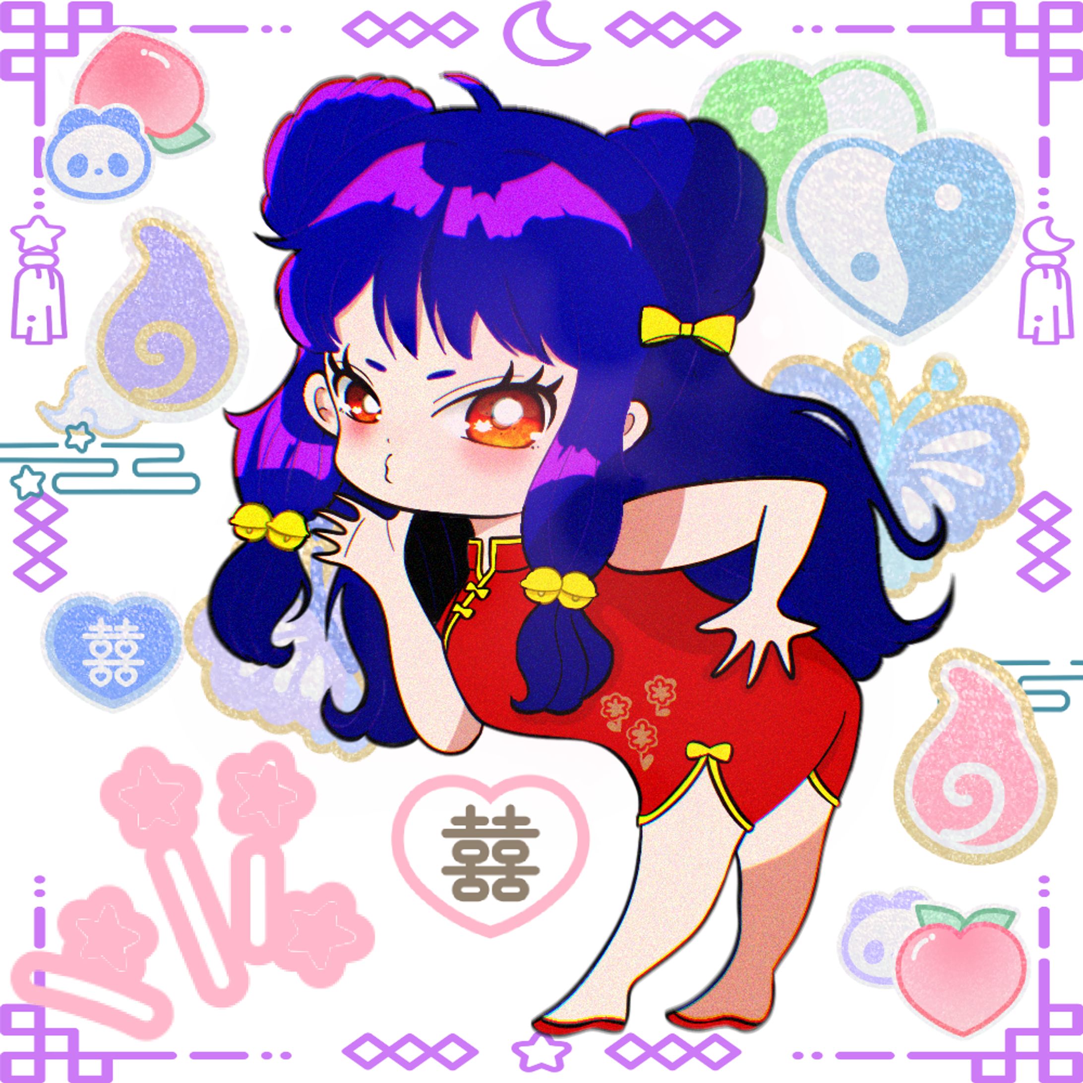 らんま1/2 シャンプーファンアート-1