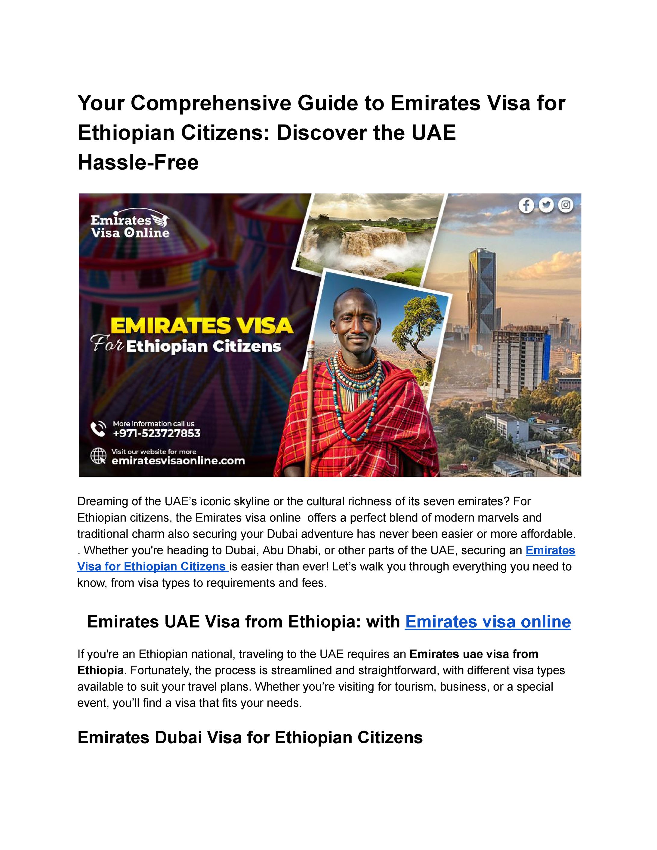  Emirates Visa for Ethiopian Citizens-1