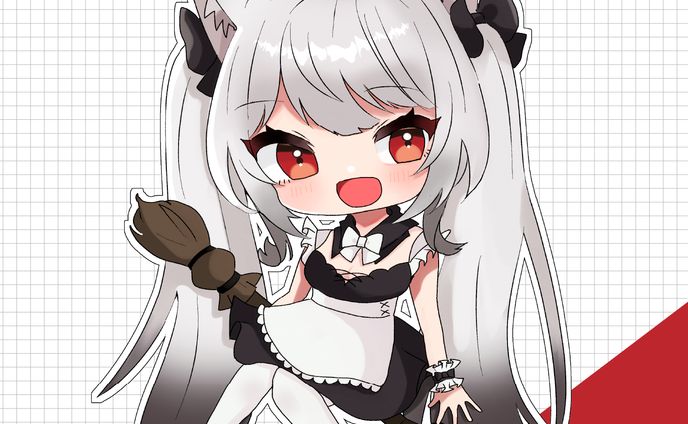 舞夜デフォルメイラスト＿fanart 