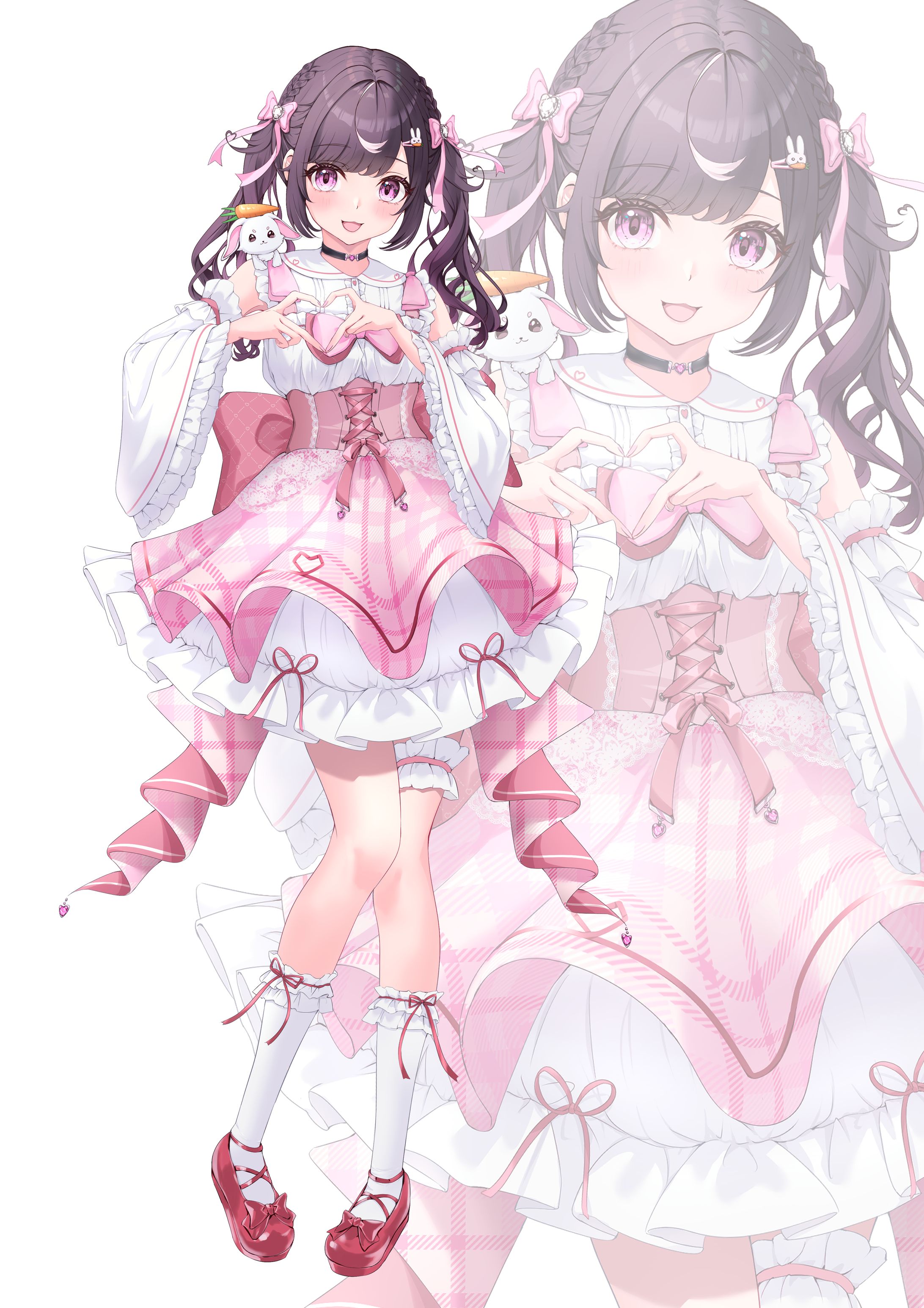 叶 歌音様　IRIAM立ち絵&キャラクターデザイン-1