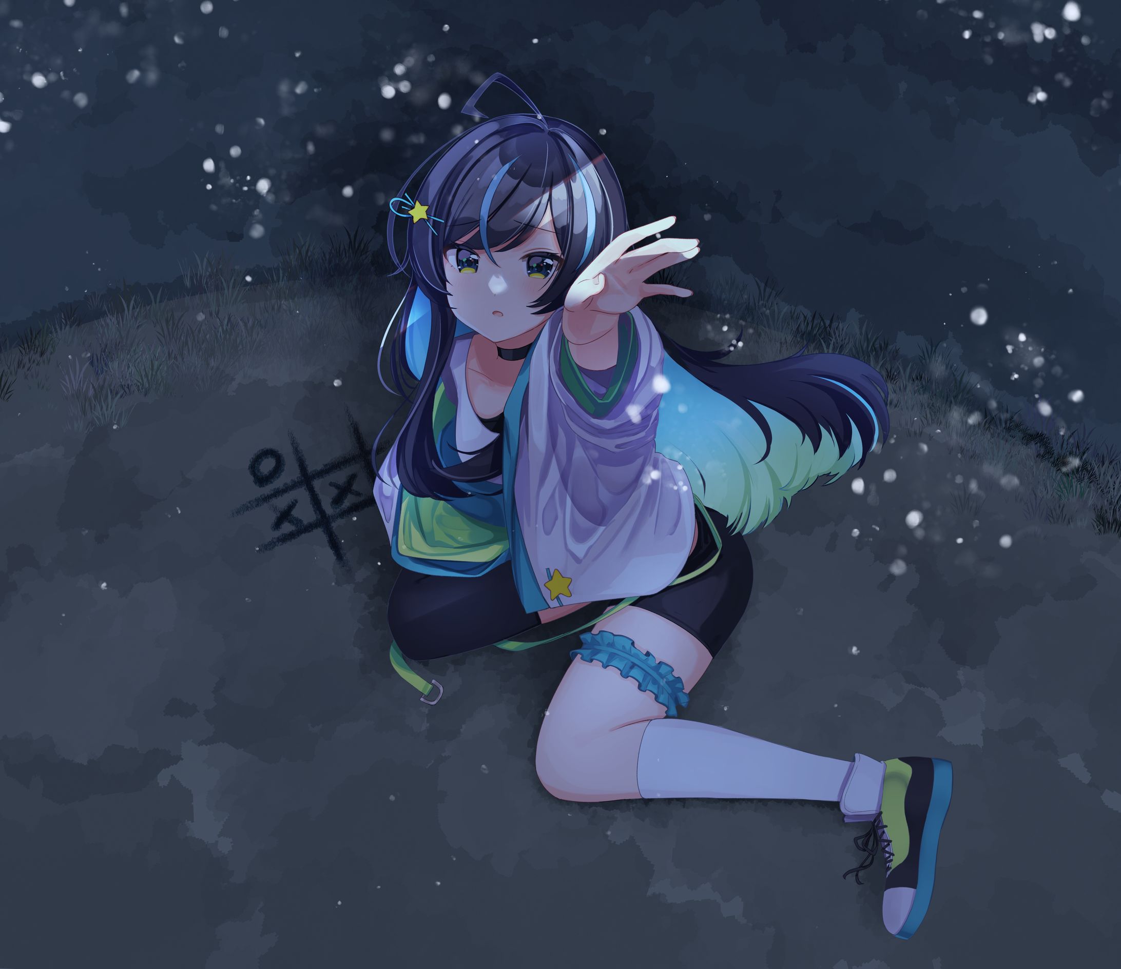 Vtuber 七篠さよ様 七等星MVイラスト-1