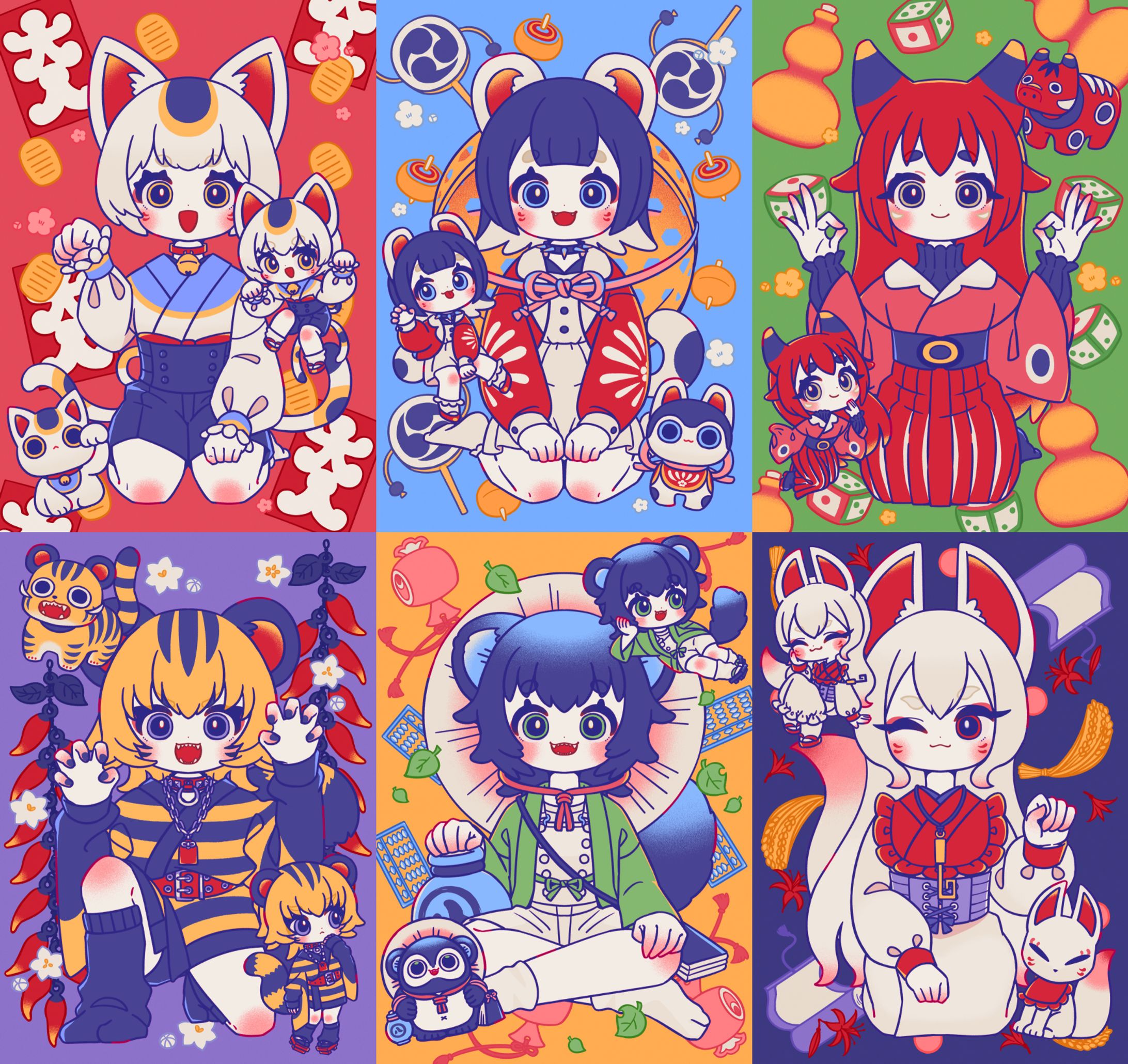 縁起置物擬人化-1