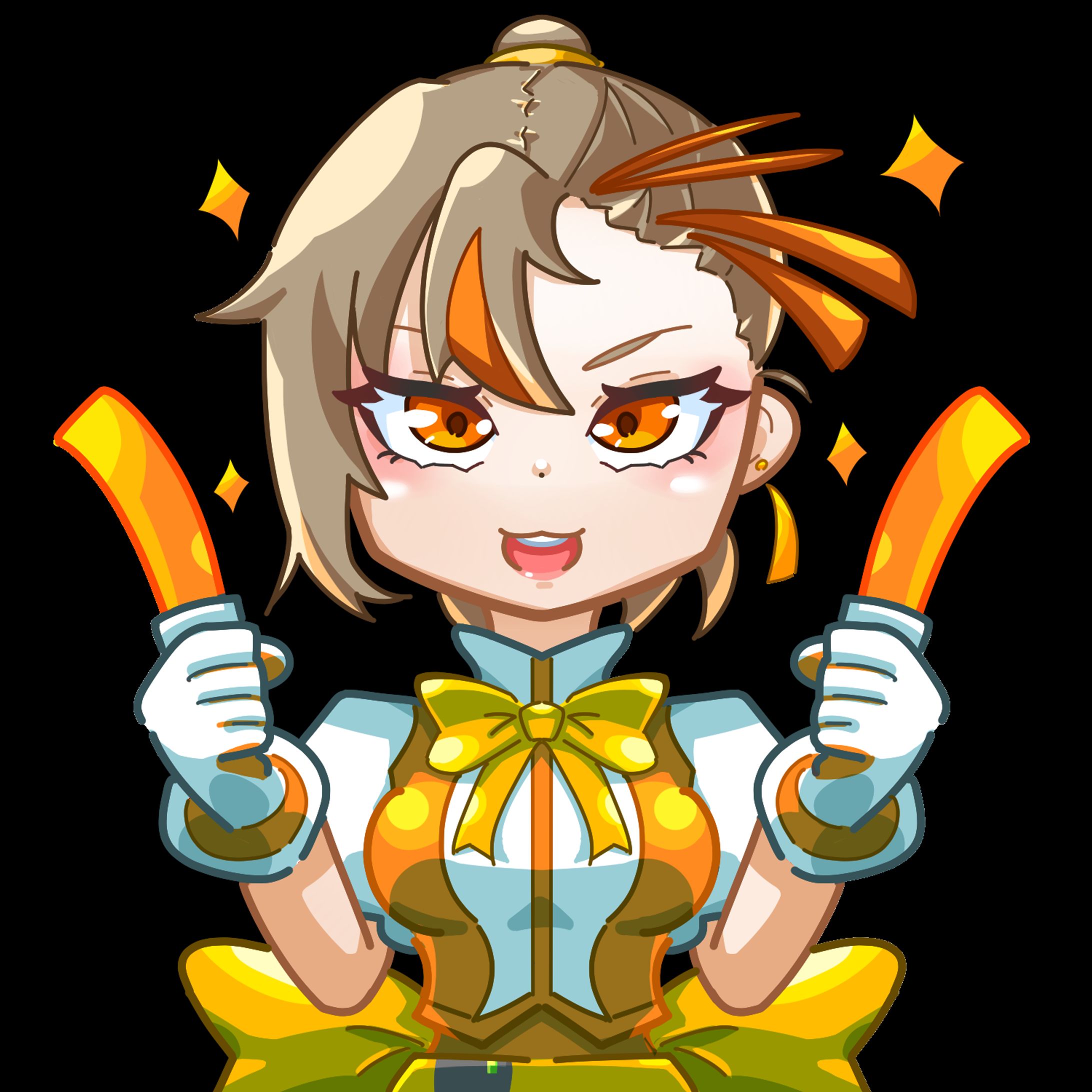 アイドル風イラスト　スタンプ-1