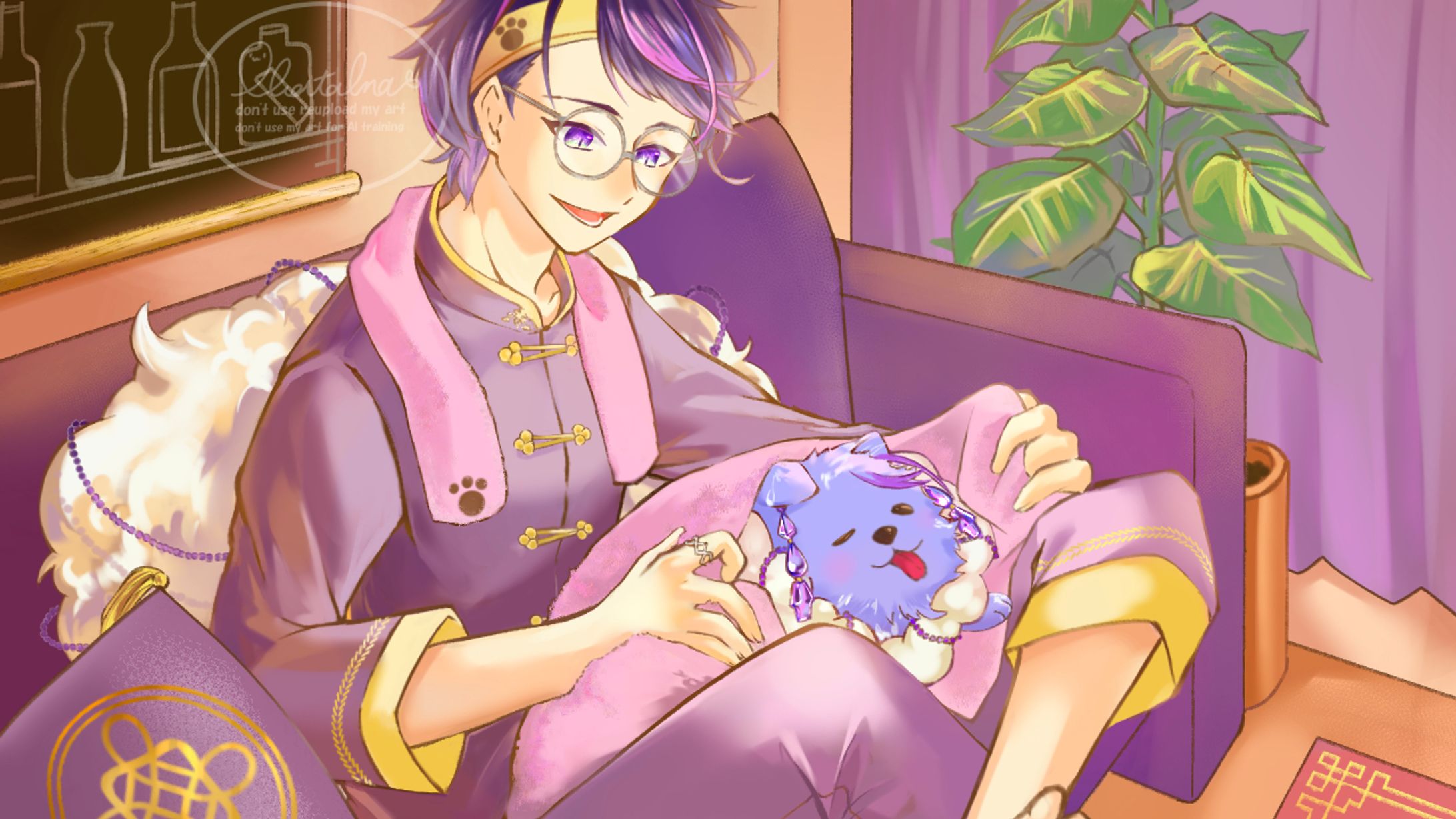 １枚絵：紫水アキラ様ご依頼-1