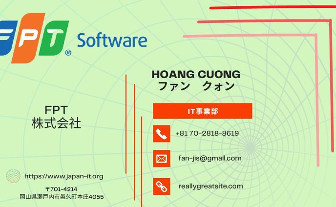Orange Modern & Minimalist Business Card (1)