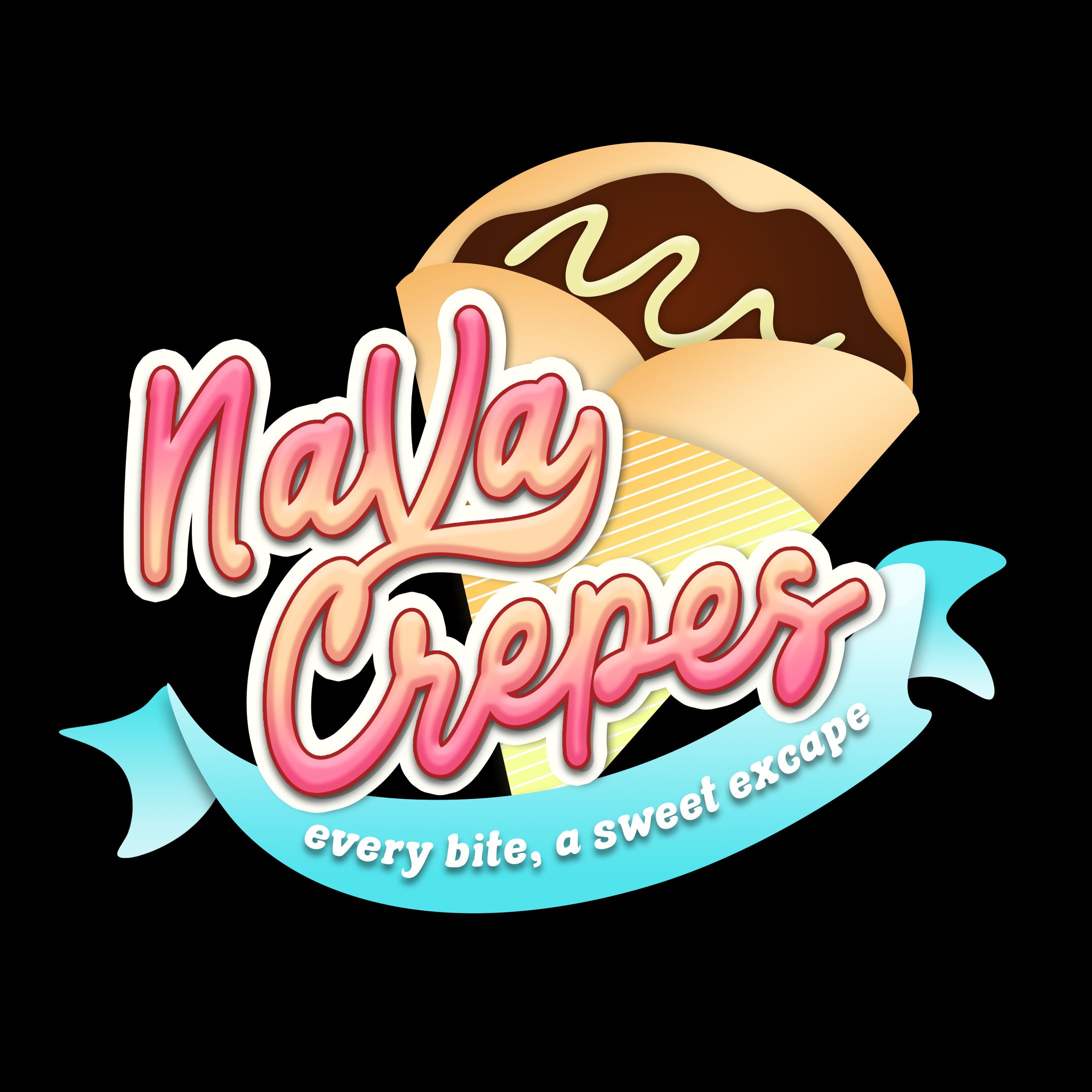 Branding Assets for Crepes Business 'Nava Crepes' (Logo, Banner, Pricelist)-1