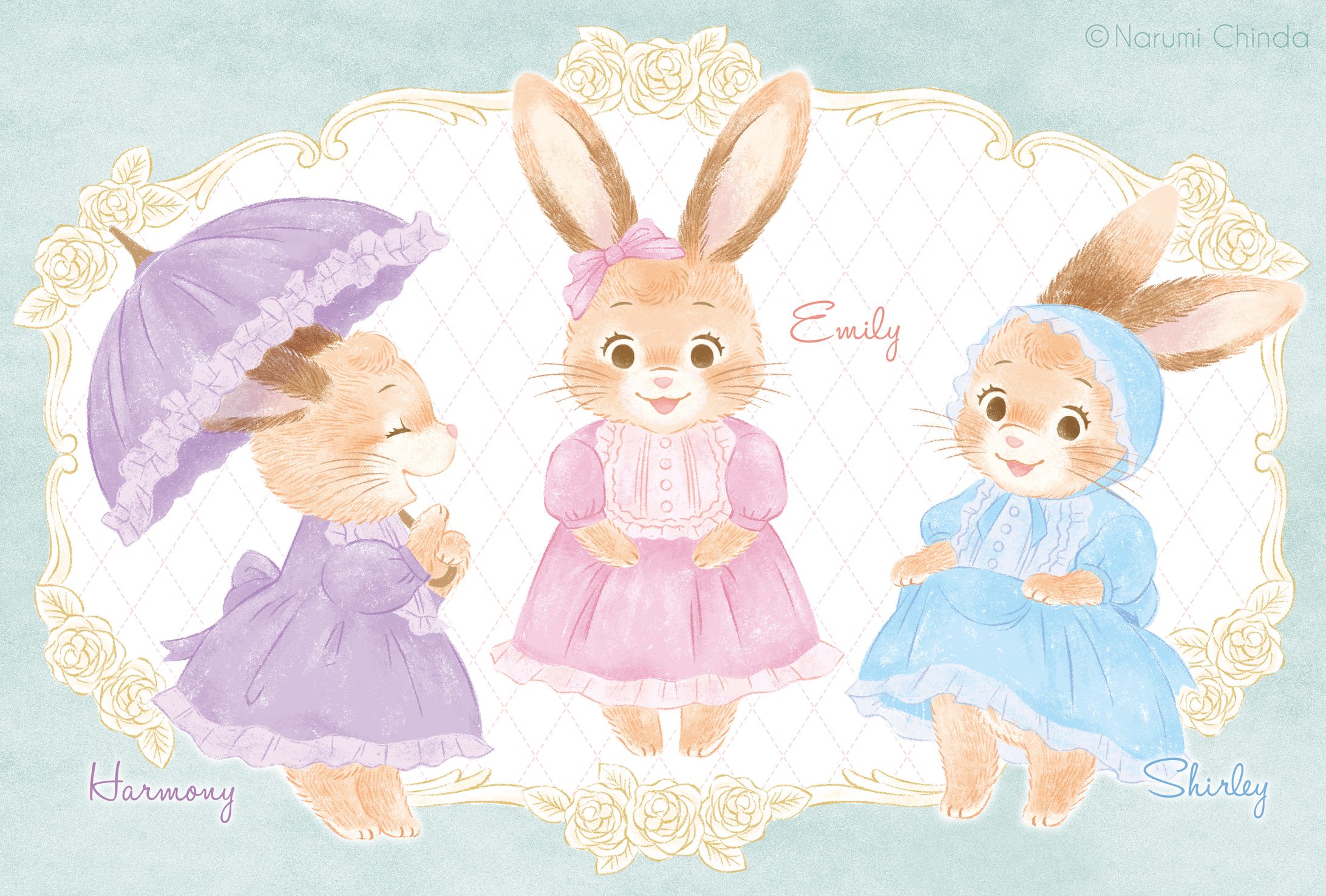 Three Sweet Rabbit Sisters-1
