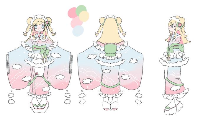 衣装デザイン図