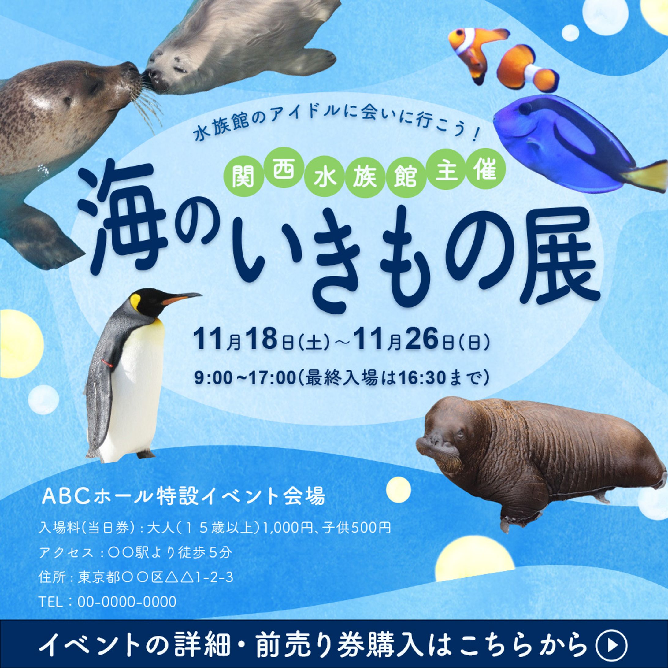 海のいきもの展-1