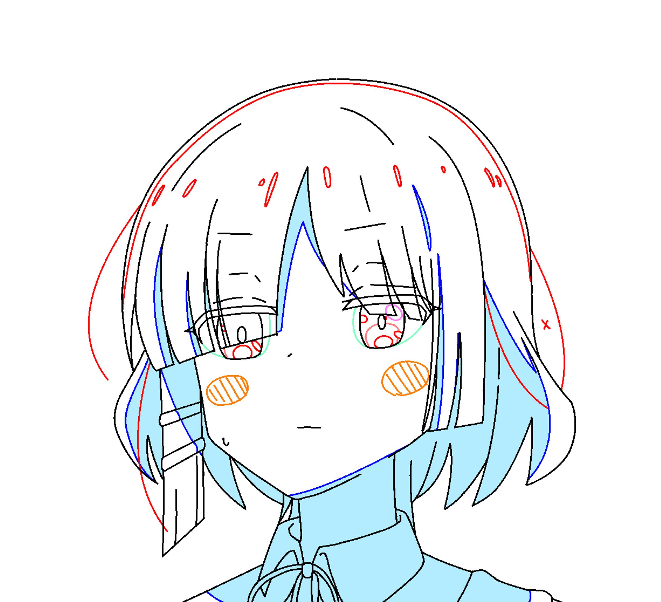 アニメ模写-1