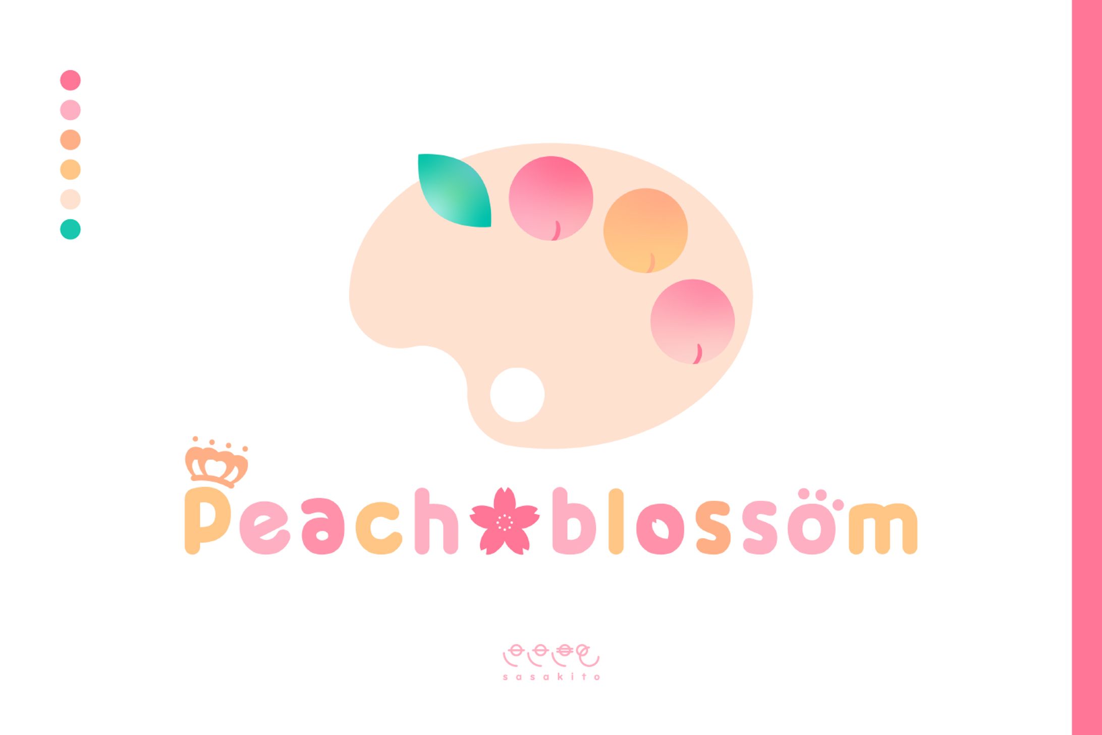 【シンボルマーク】Peach blossom様-1