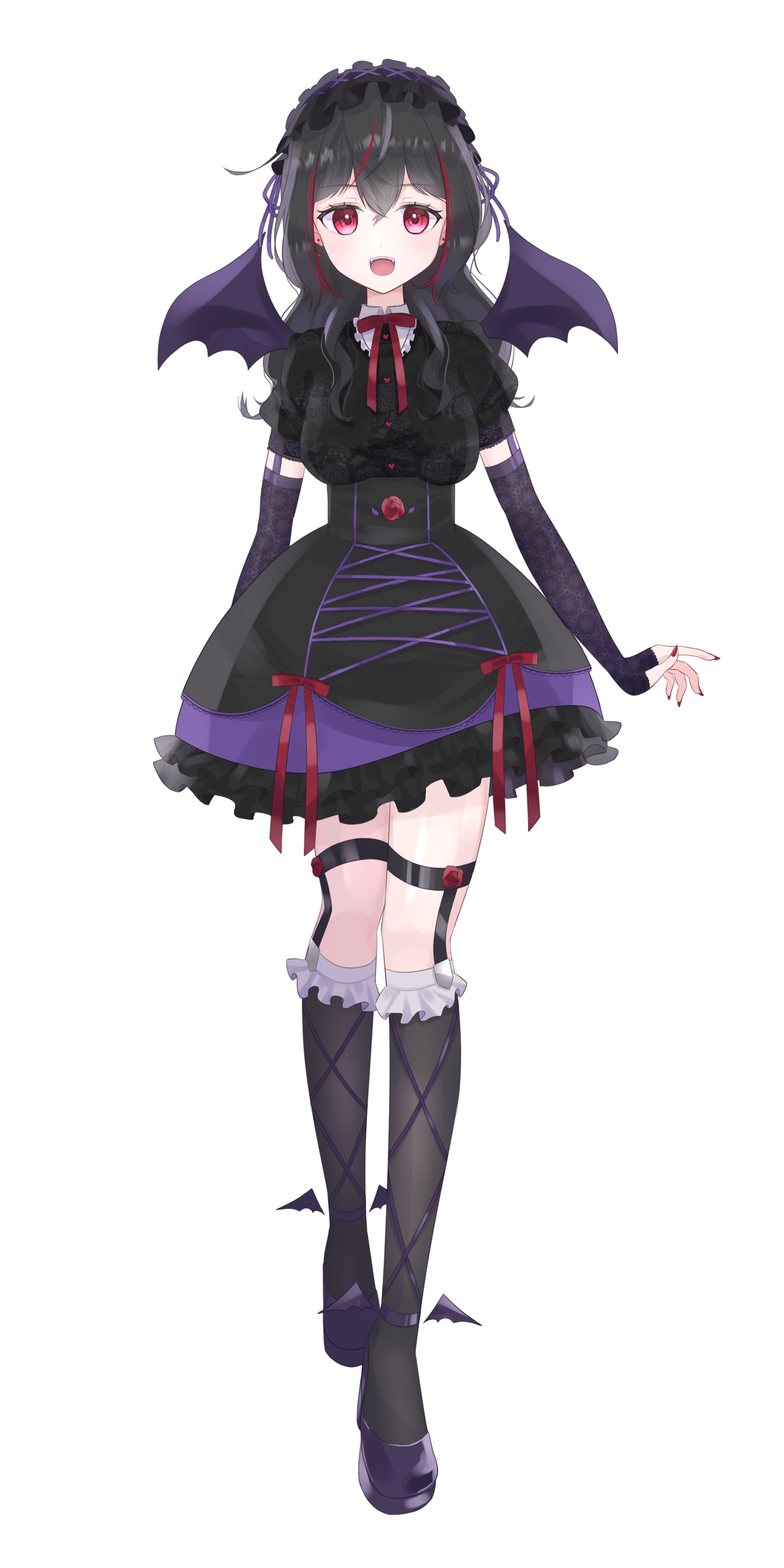 宵闇乃ばら様 キャラクターデザイン・立ち絵-1