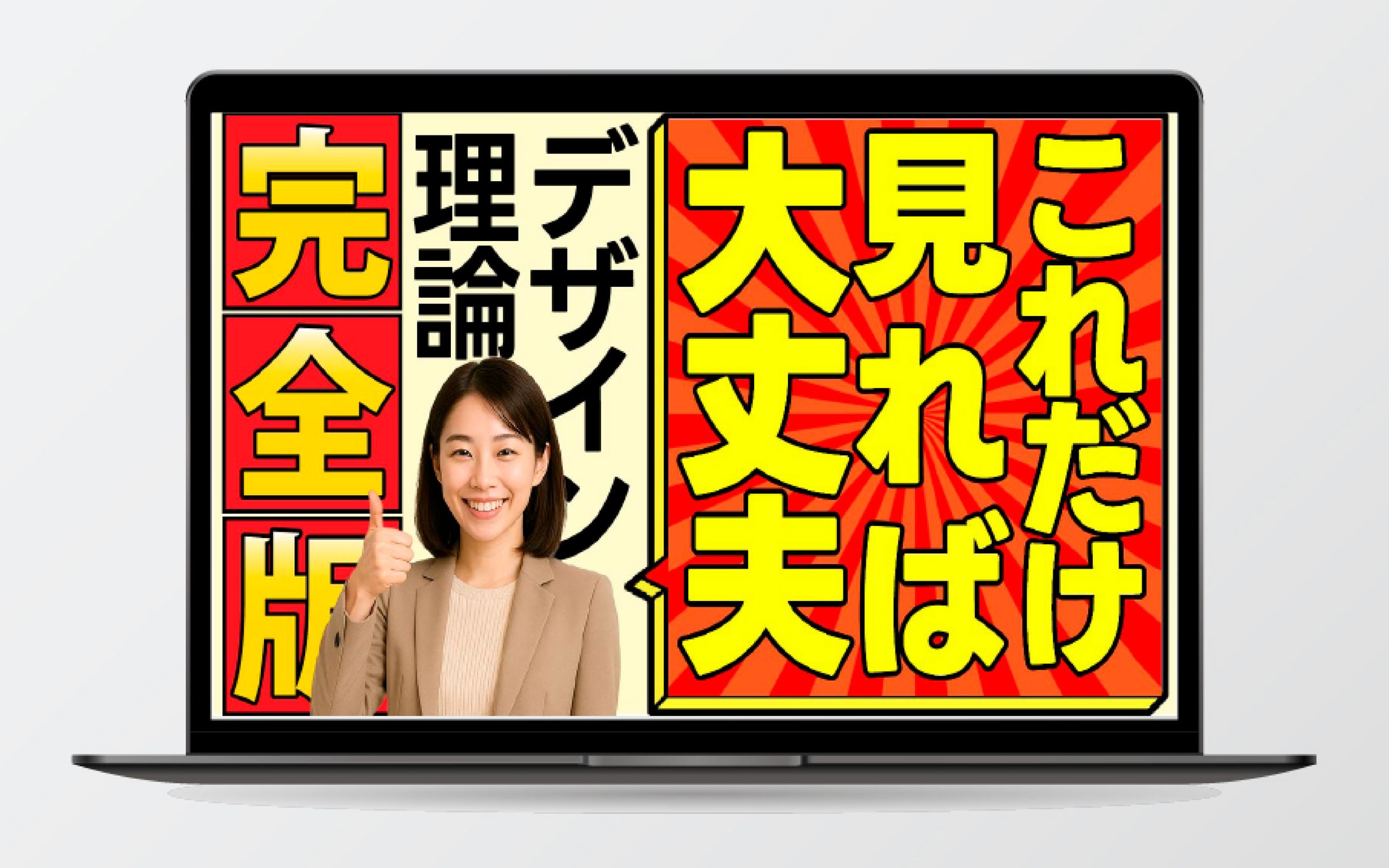 【YouTubeサムネイル】デザイン理論　完全版-1