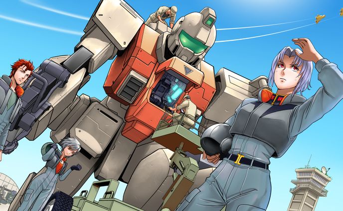 荒野の野戦基地