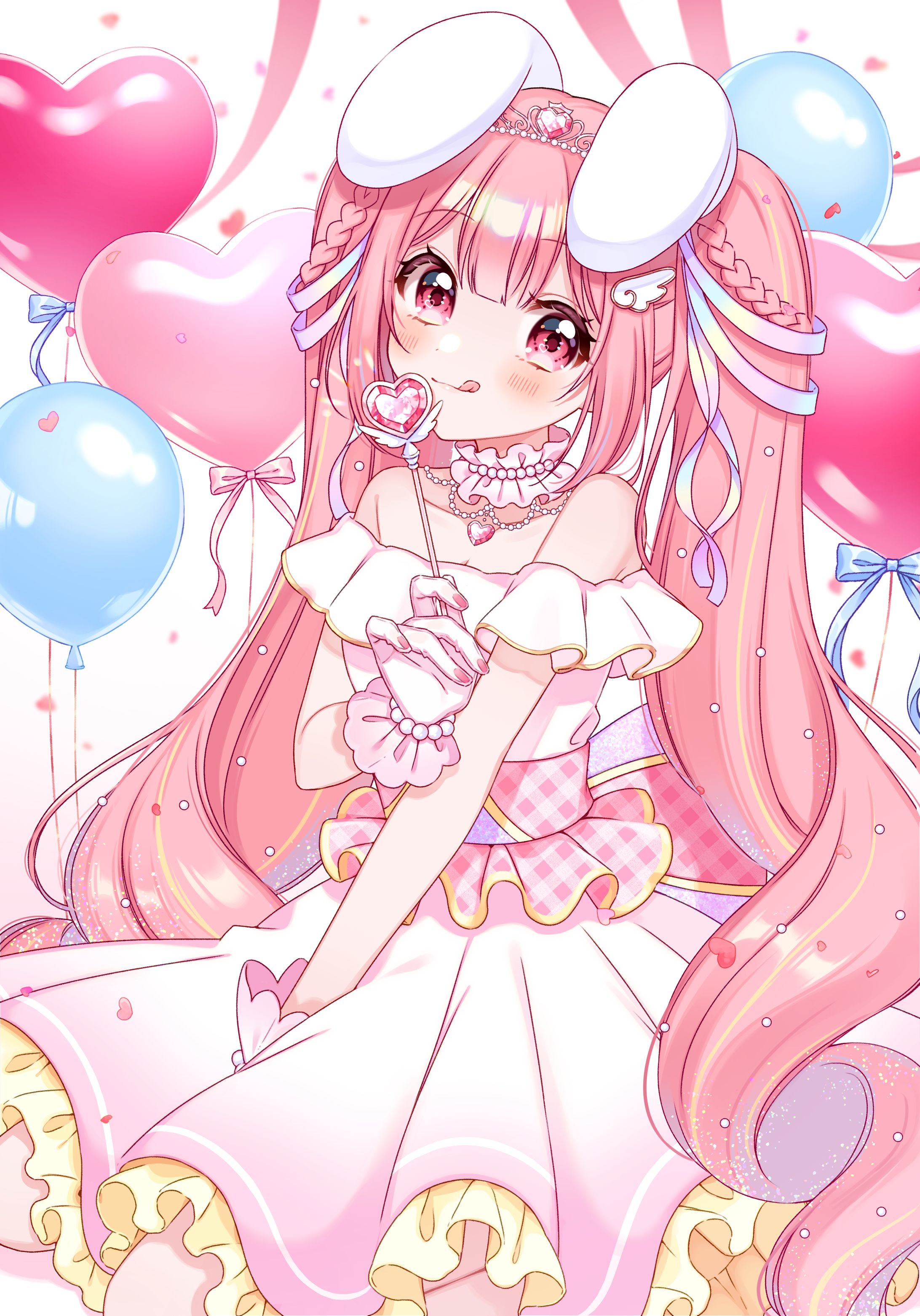 works￤愛乃ひめ様 1周年記念イラスト-1