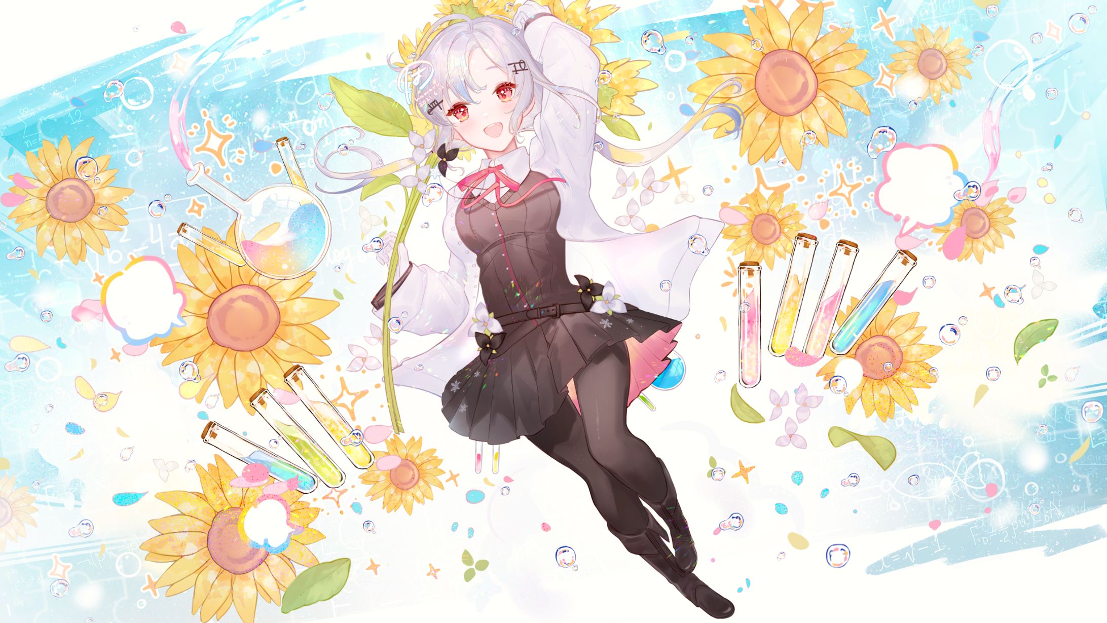 にじさんじ所属 葉加瀬冬雪様MVイラスト-1