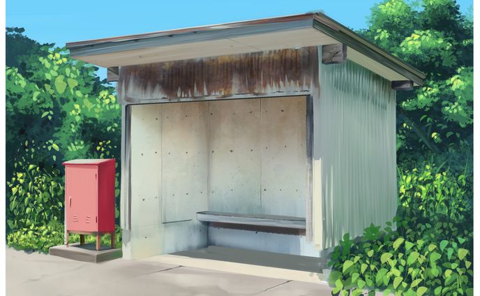 背景イラスト練習　#1