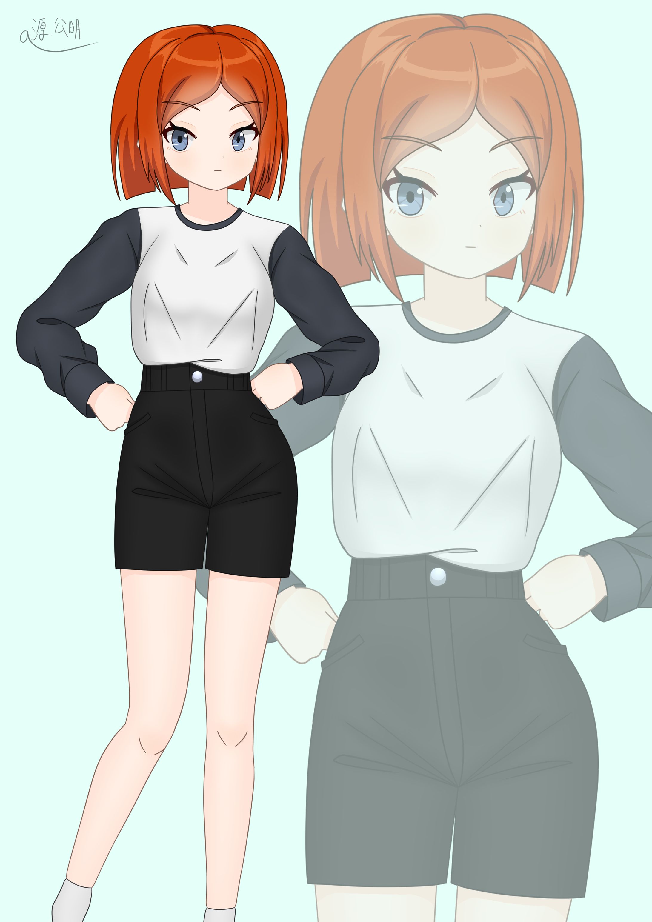 オリジナルキャラクター源朱理(みなもとしゅり)-1