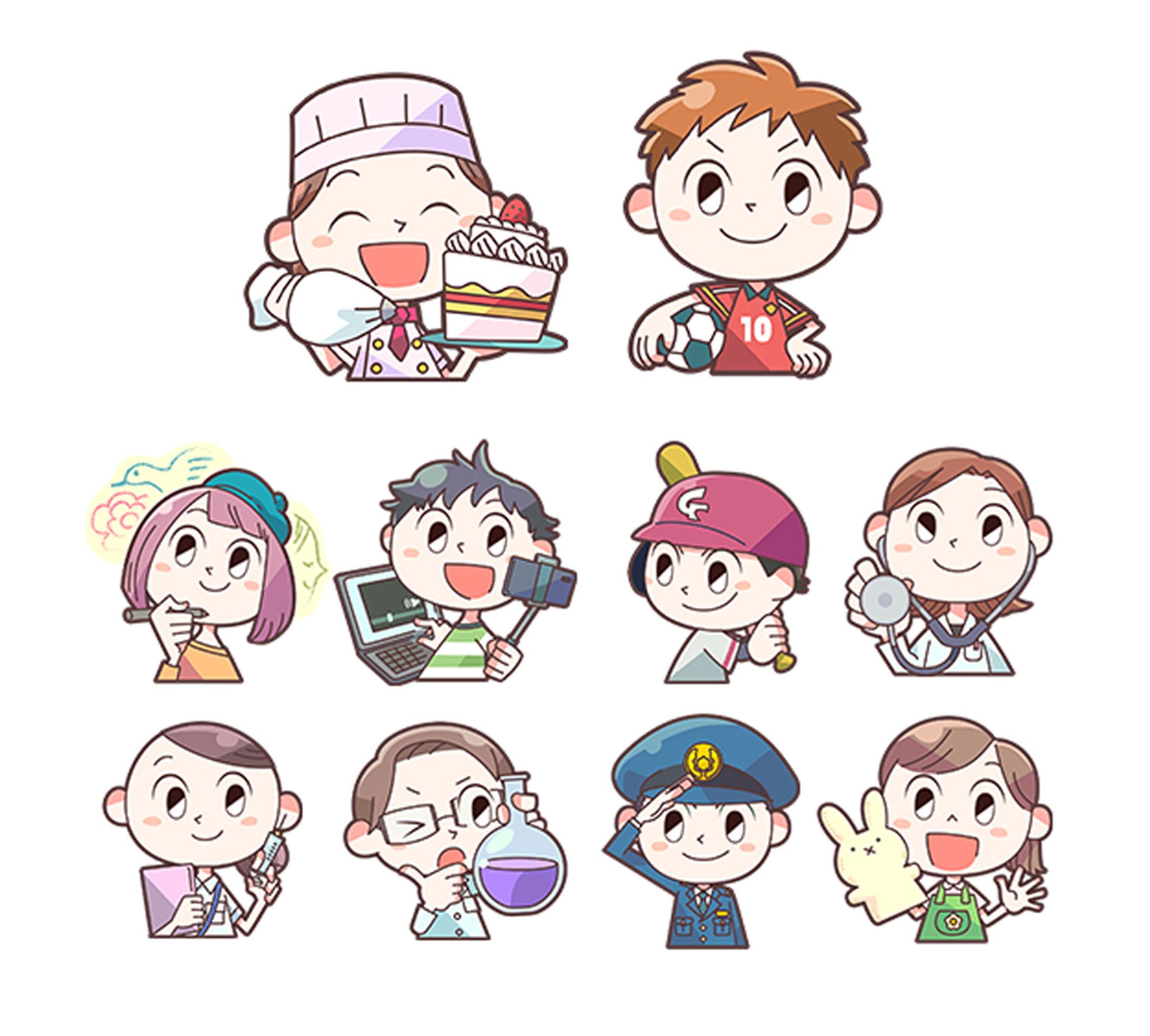 【株式会社ワン・パブリッシング様】学研キッズネット　カットイラスト-1