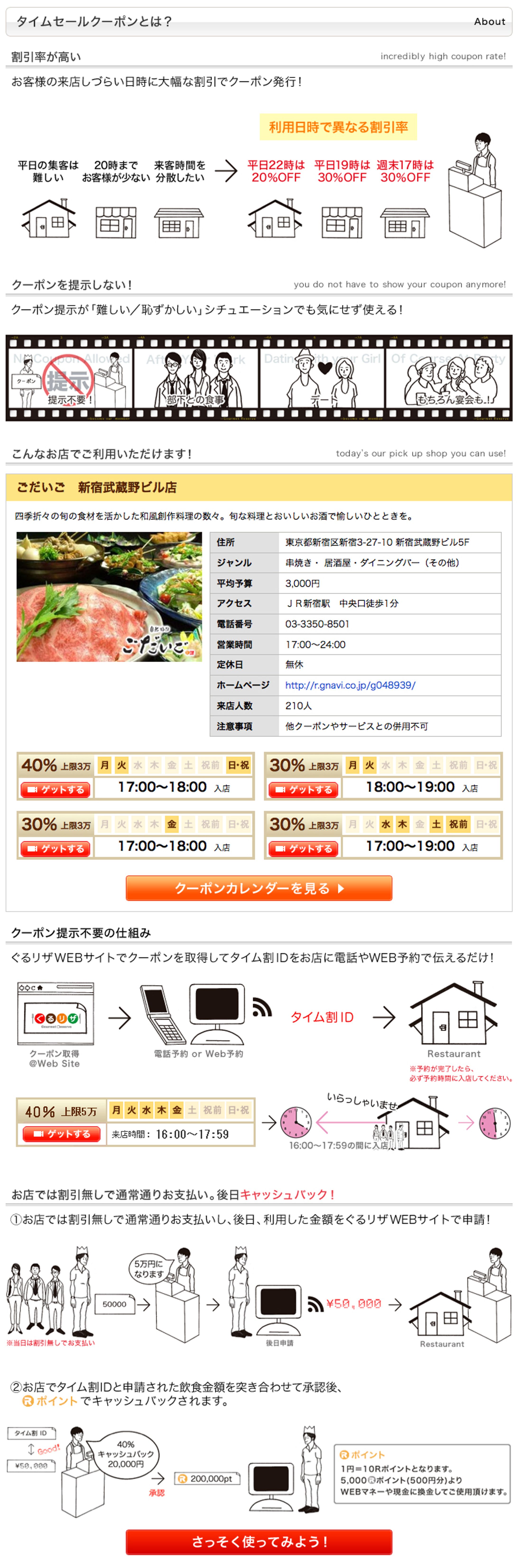 グルメサイトのコンテンツページ-1