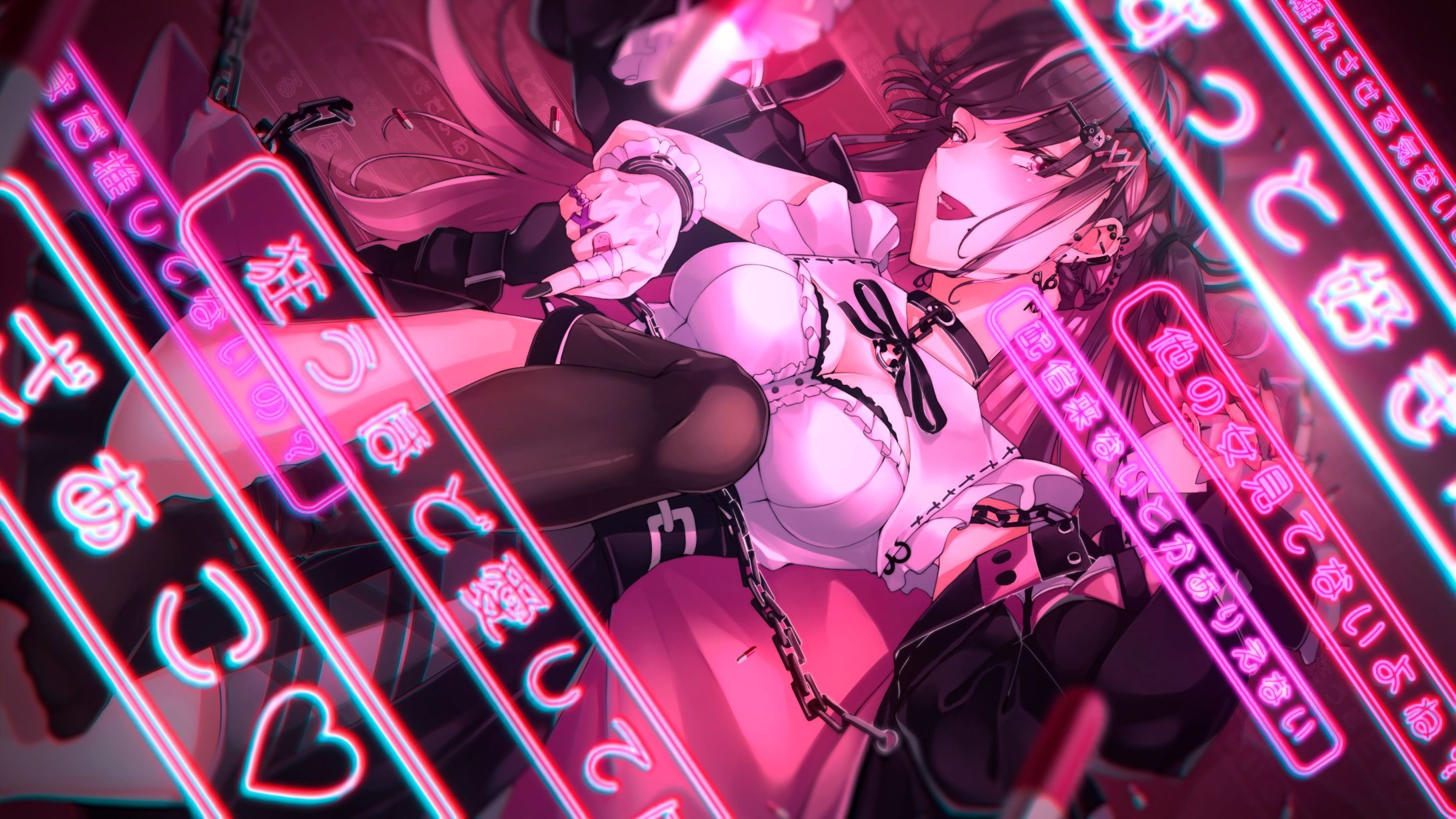 鎖戸えむ様 Vtuber イラスト-1