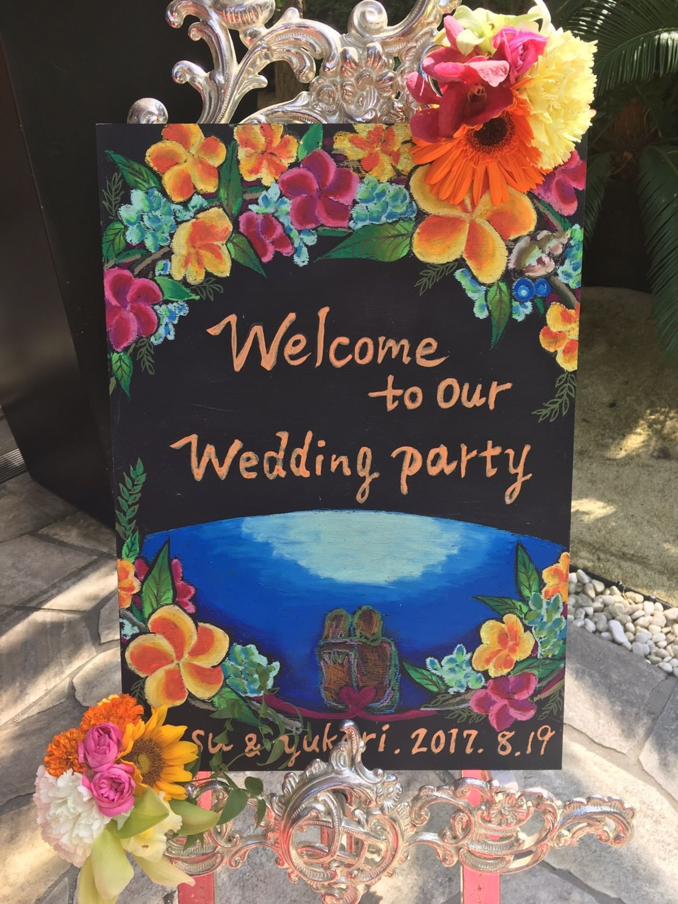 結婚式ウェルカムボード-1