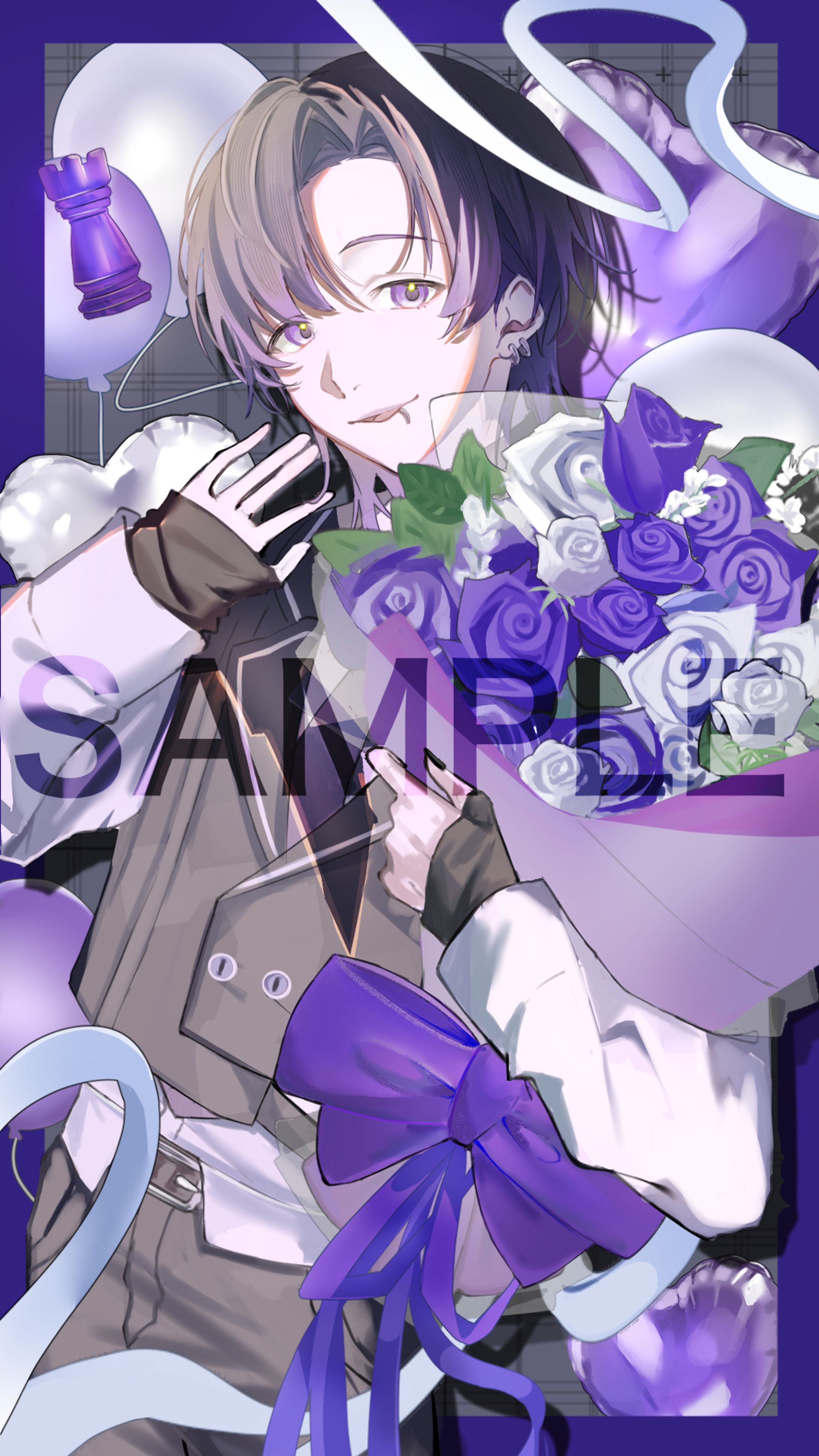 【ご依頼】お誕生日・通常枠配信背景イラスト(班目様)-1