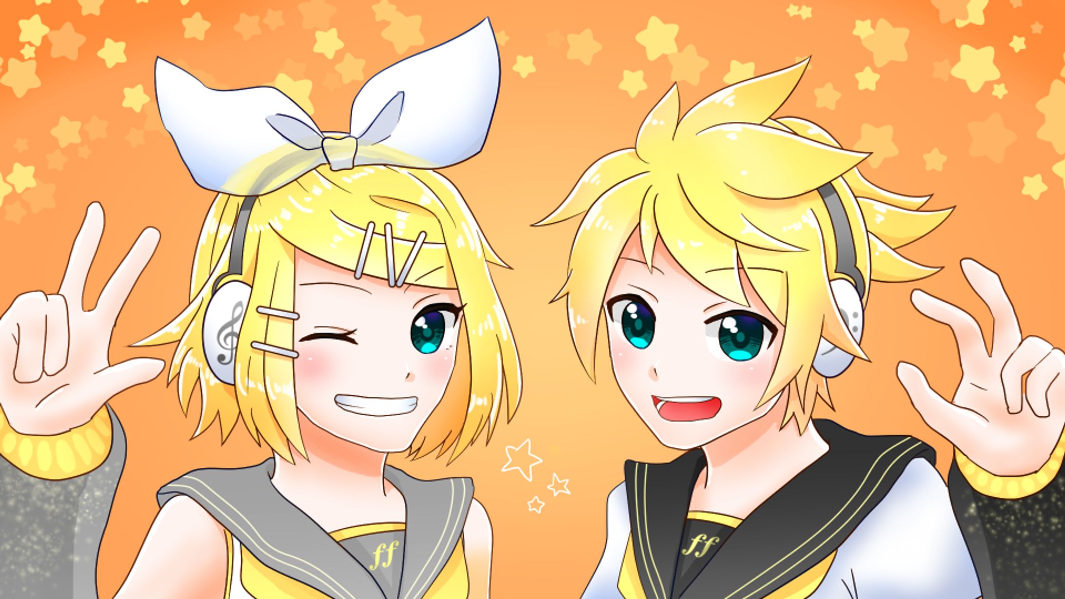 鏡音年間ランキング2016アイキャッチイラスト-1