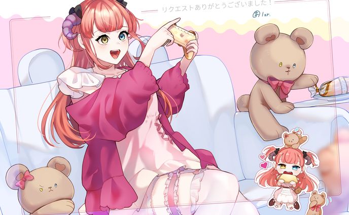 企画、誕生日イラスト