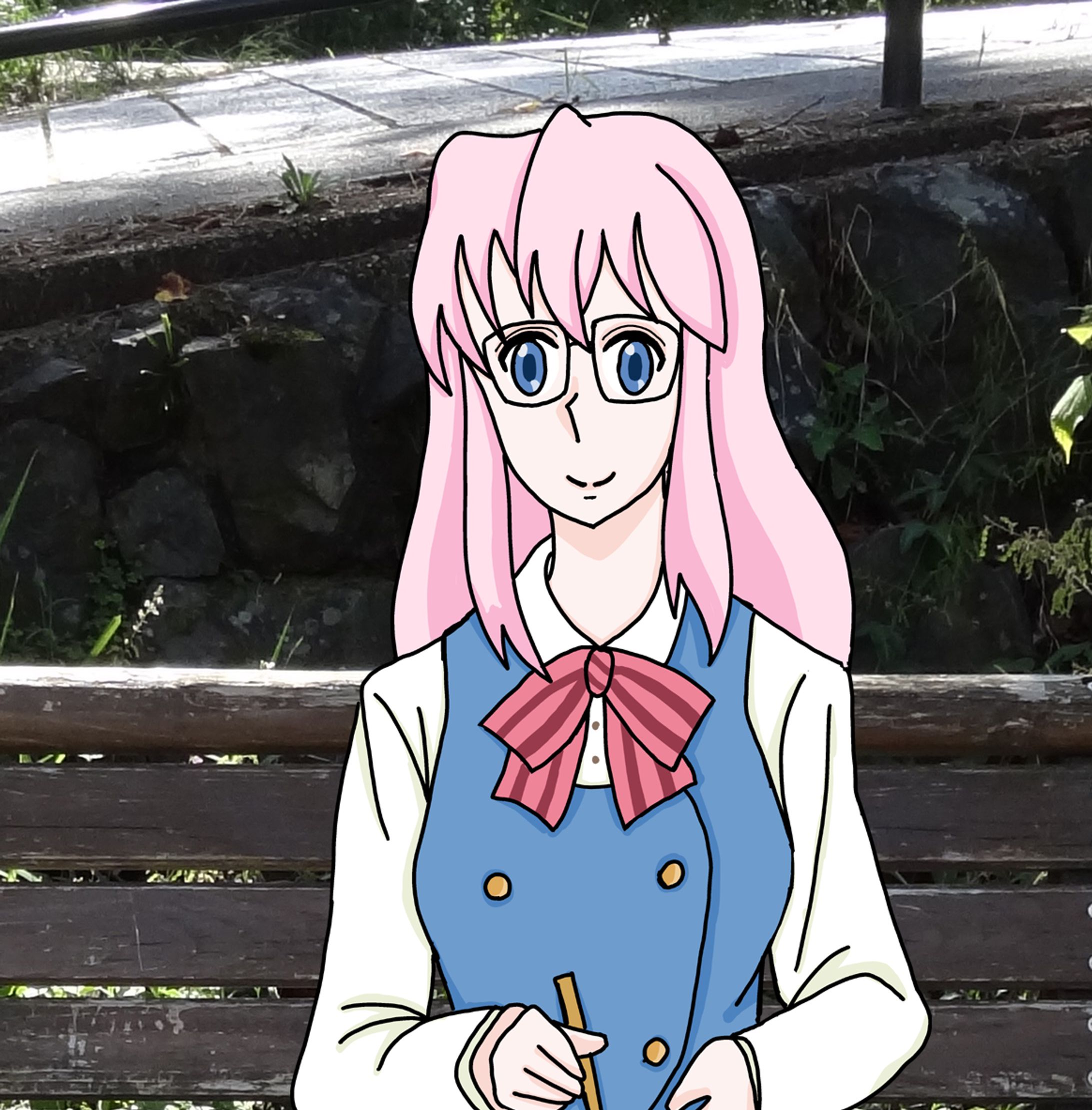 (Fan work) Miyuki in a park -1
