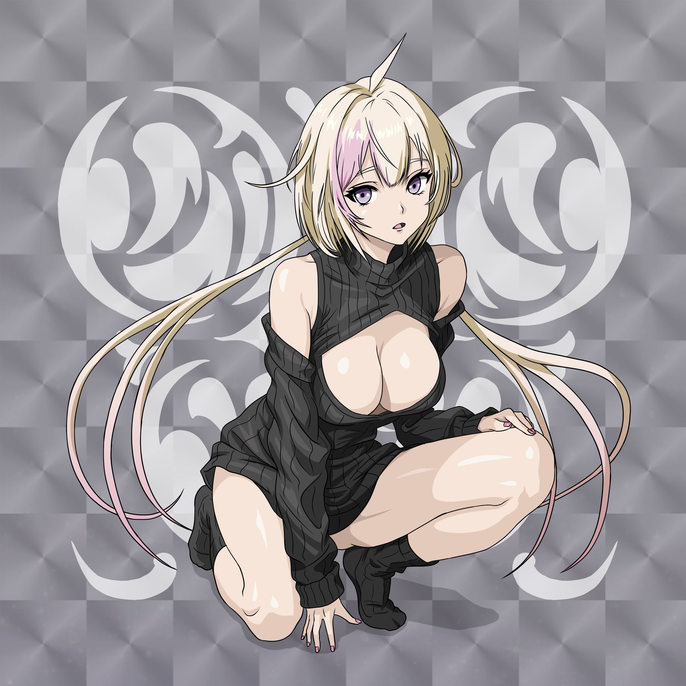 悶絶シールコレクション 東京ラヴドール sticker【type:R DKS STYLE 黒3】種セット-1