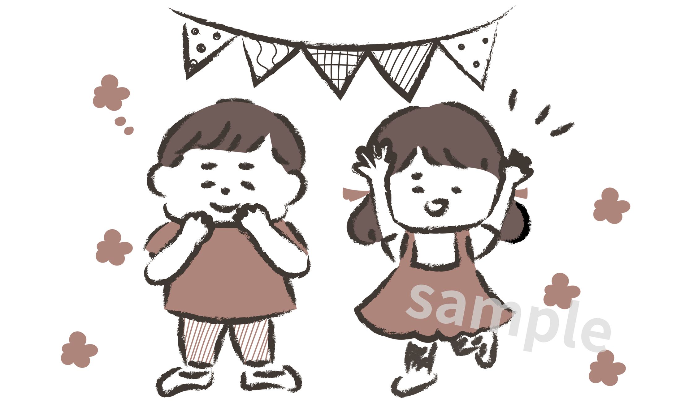 優しいタッチの子どもイラスト-1