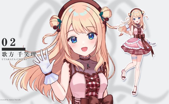 TRPG用立ち絵 HOアイドル 歌方千笑理