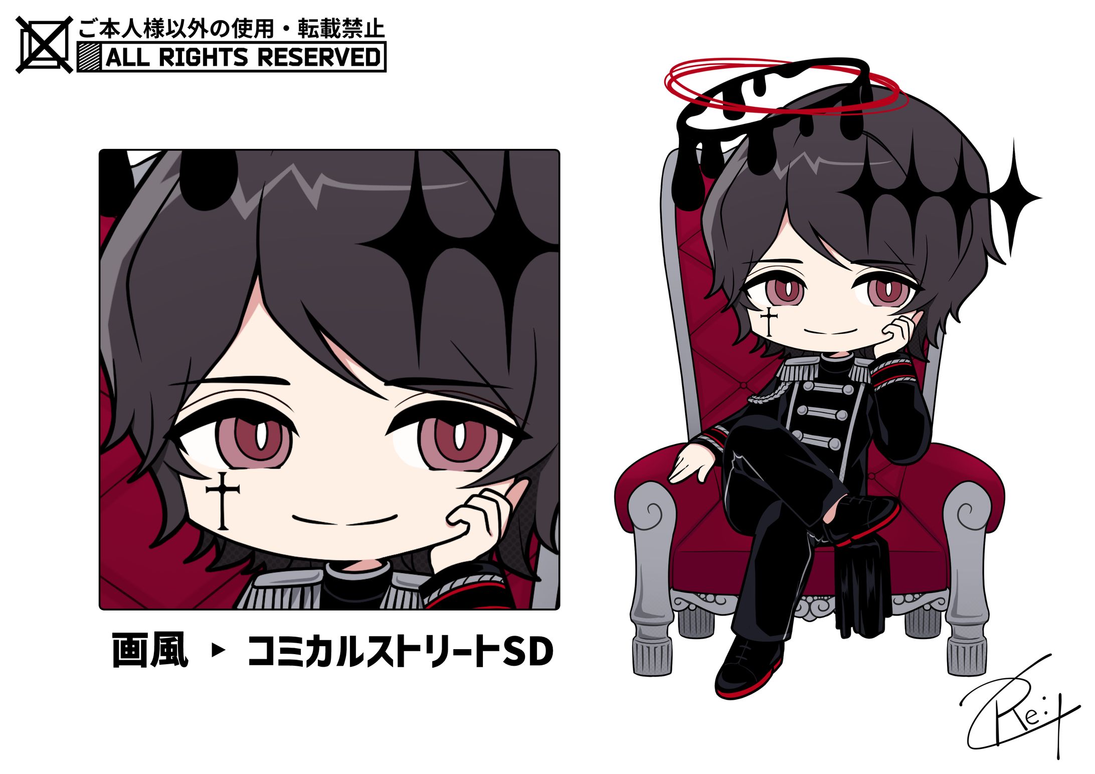 ちょも / デフォルメイラスト-1