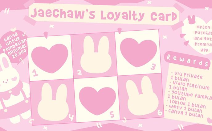 custom loyalty card for jaechaw