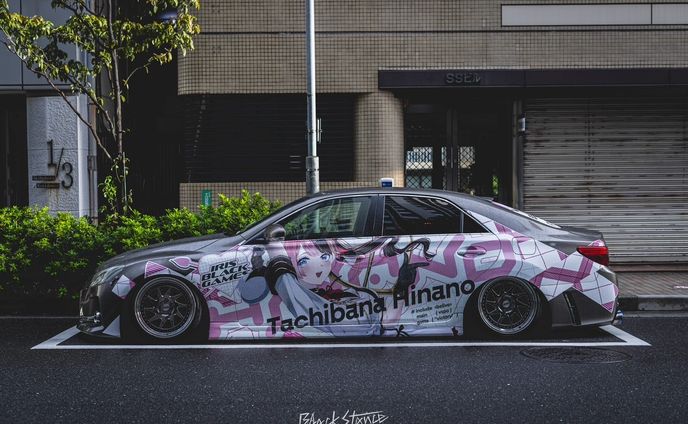 GRX130マークX×橘ひなの｜痛車デザイン