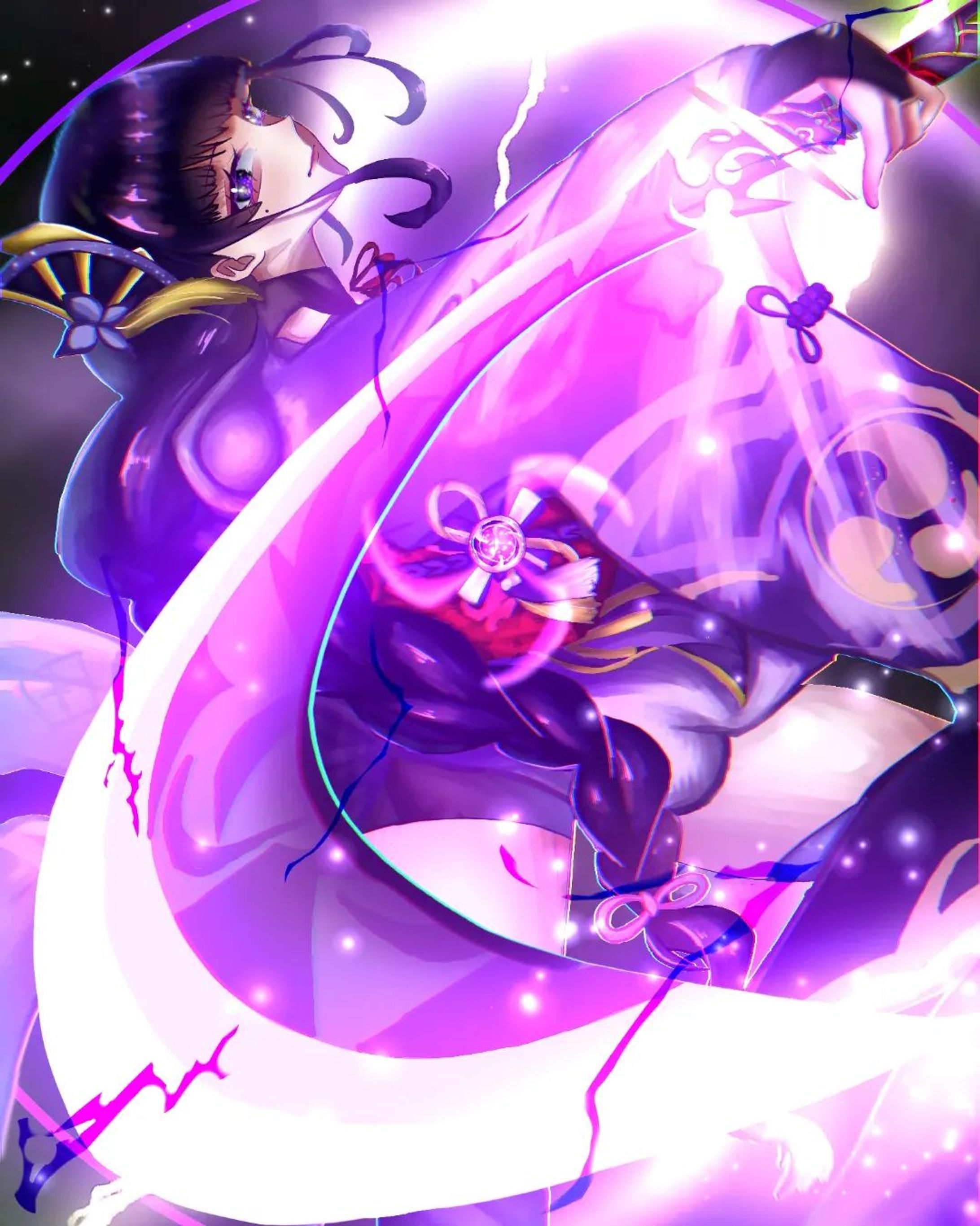 ｢ここより、寂滅の時！｣⁡ ⁡
⁡⁡”Kokoyori jakumetsunotoki！”
⁡(Here is the time for nirvana!)
原神:雷電将軍⁡
⁡⁡Genshin:Raiden Shogun
⁡⁡⁡
⁡⁡
⁡⁡
⁡⁡
⁡⁡
⁡⁡
⁡ #雷電将軍  #雷電影  #原神イラスト  #イラスト  #デジタルイラスト  #アイビスペイント  #genshin  #genshinimpact  #稲光すなわち永遠なり  #原神  #ibis  #ibispaintx-1